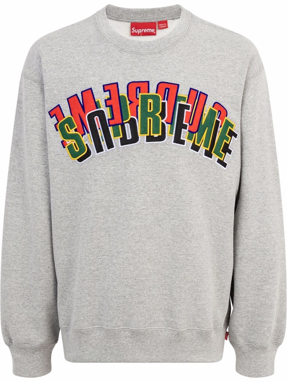 Stacked crewneck sweatshirt - 1