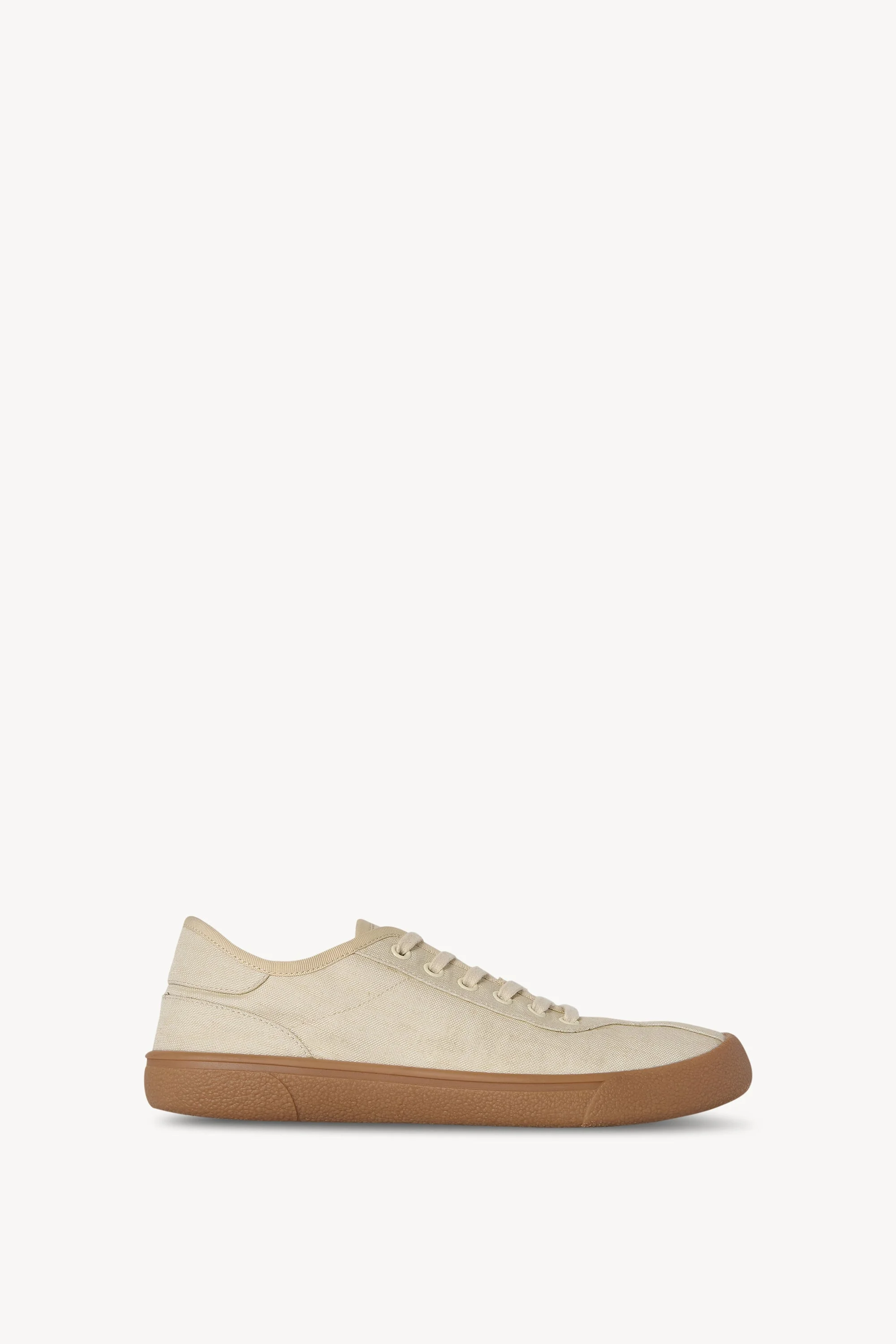 Canvas Sneakers in Viscose and Linen - 1