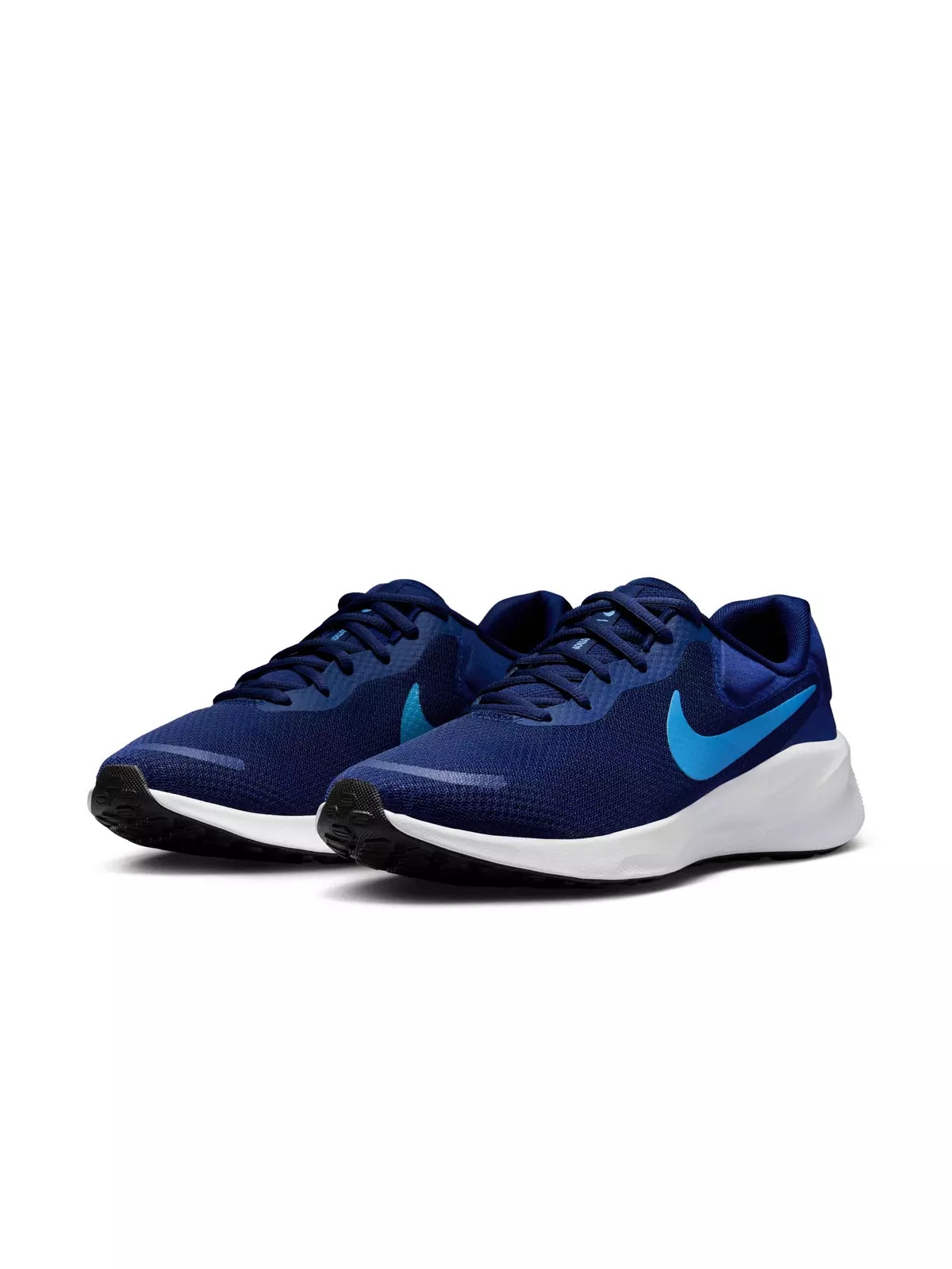 Revolution 7 "Blue Void/White/Black/University Blue" Men's Running Shoe - 3