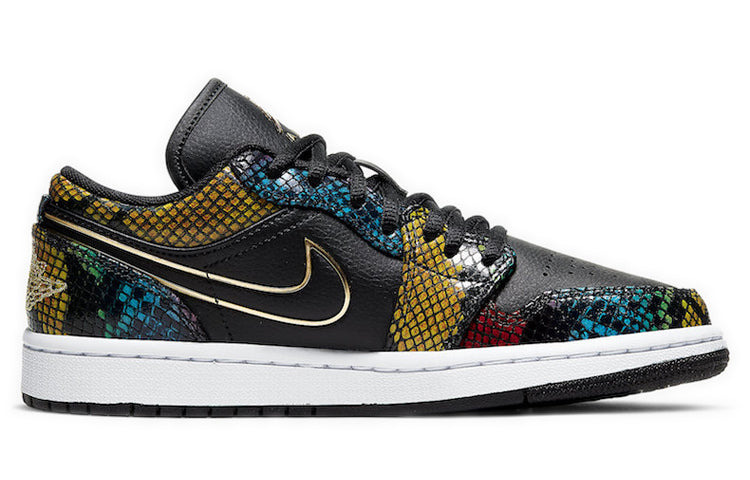 (WMNS) Air Jordan 1 Low 'Multi Snakeskin' CW5580-001 - 2