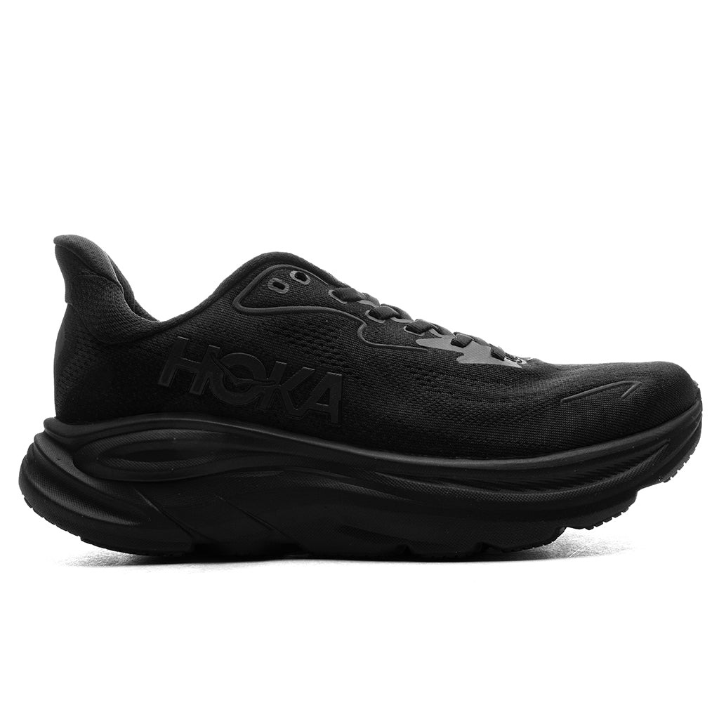 WOMEN'S CLIFTON 10 - BLACK/BLACK - 1