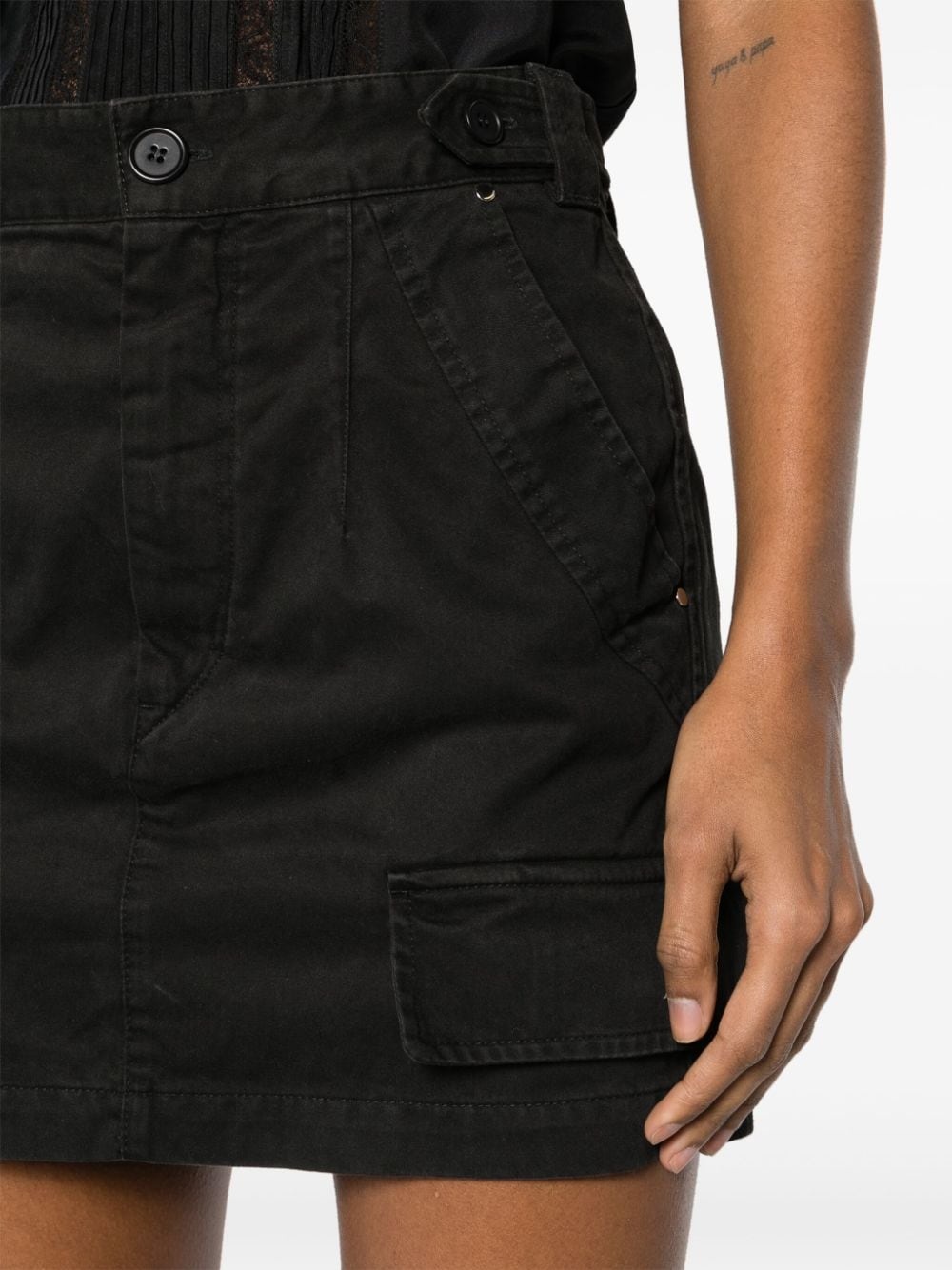Lisabel cotton cargo miniskirt - 5