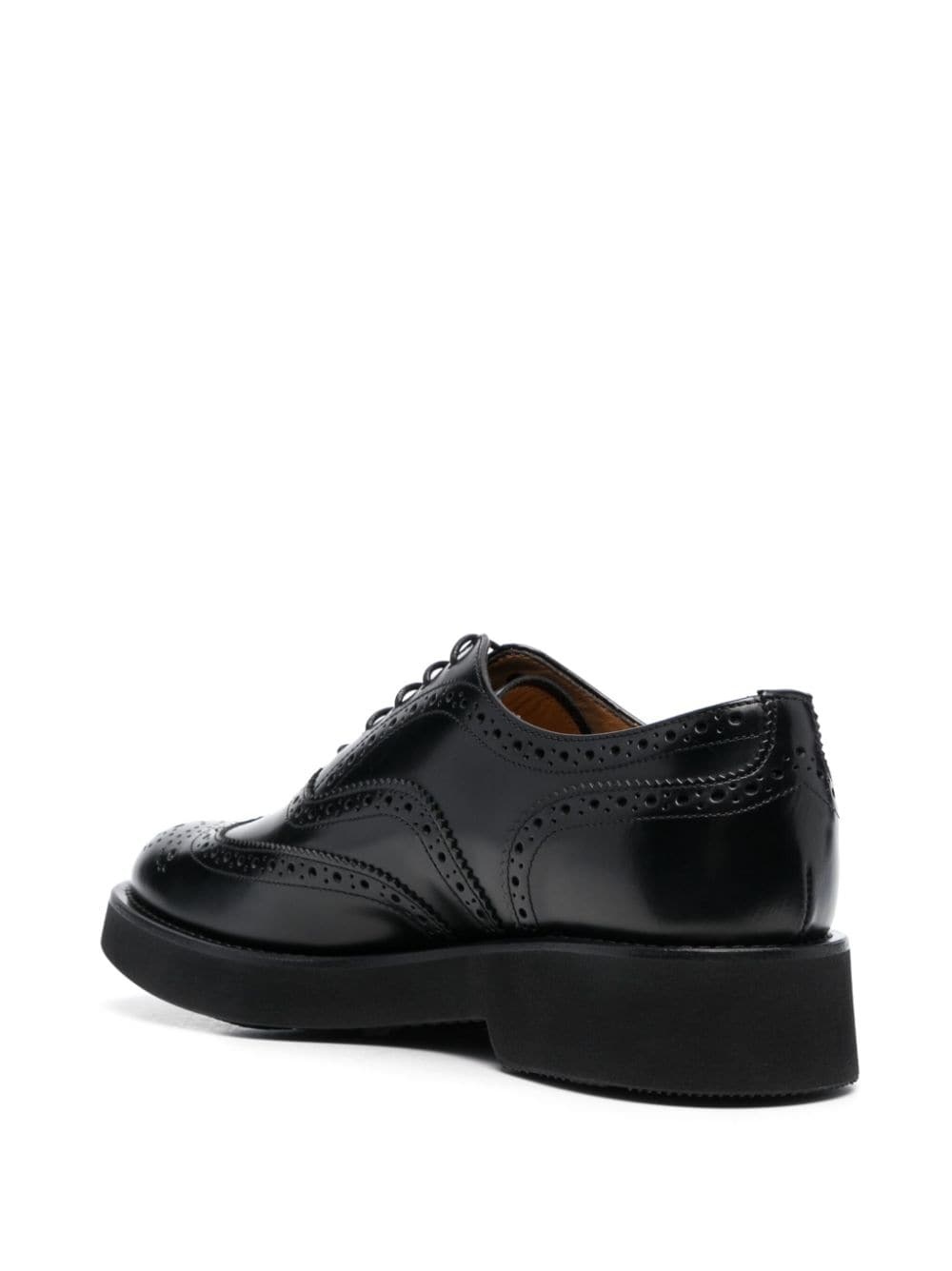 perforated leather oxfords - 6