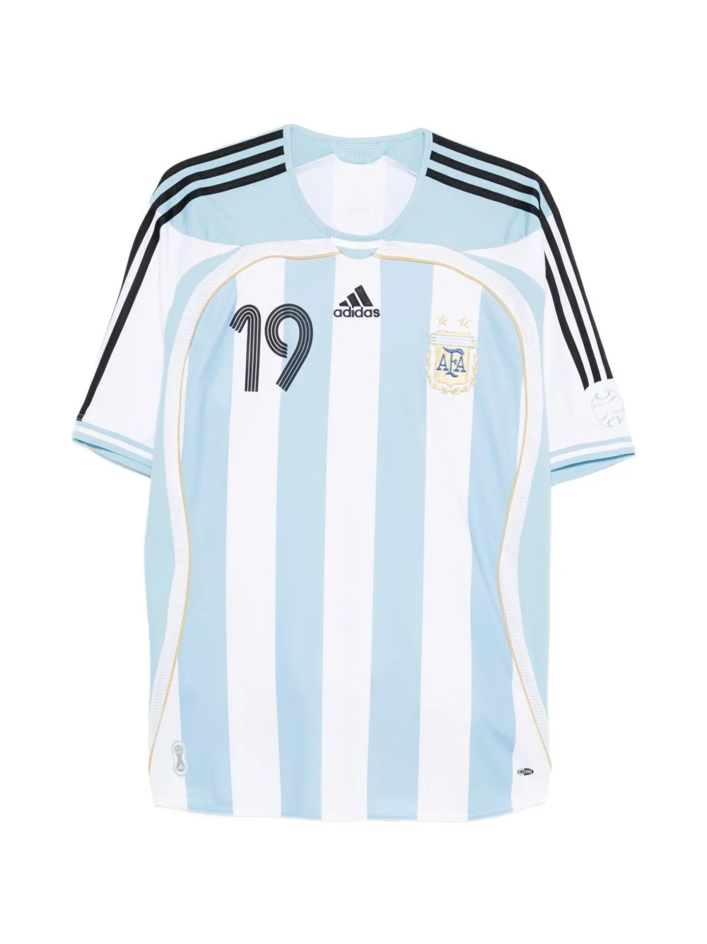 striped-pattern T-shirt - 1