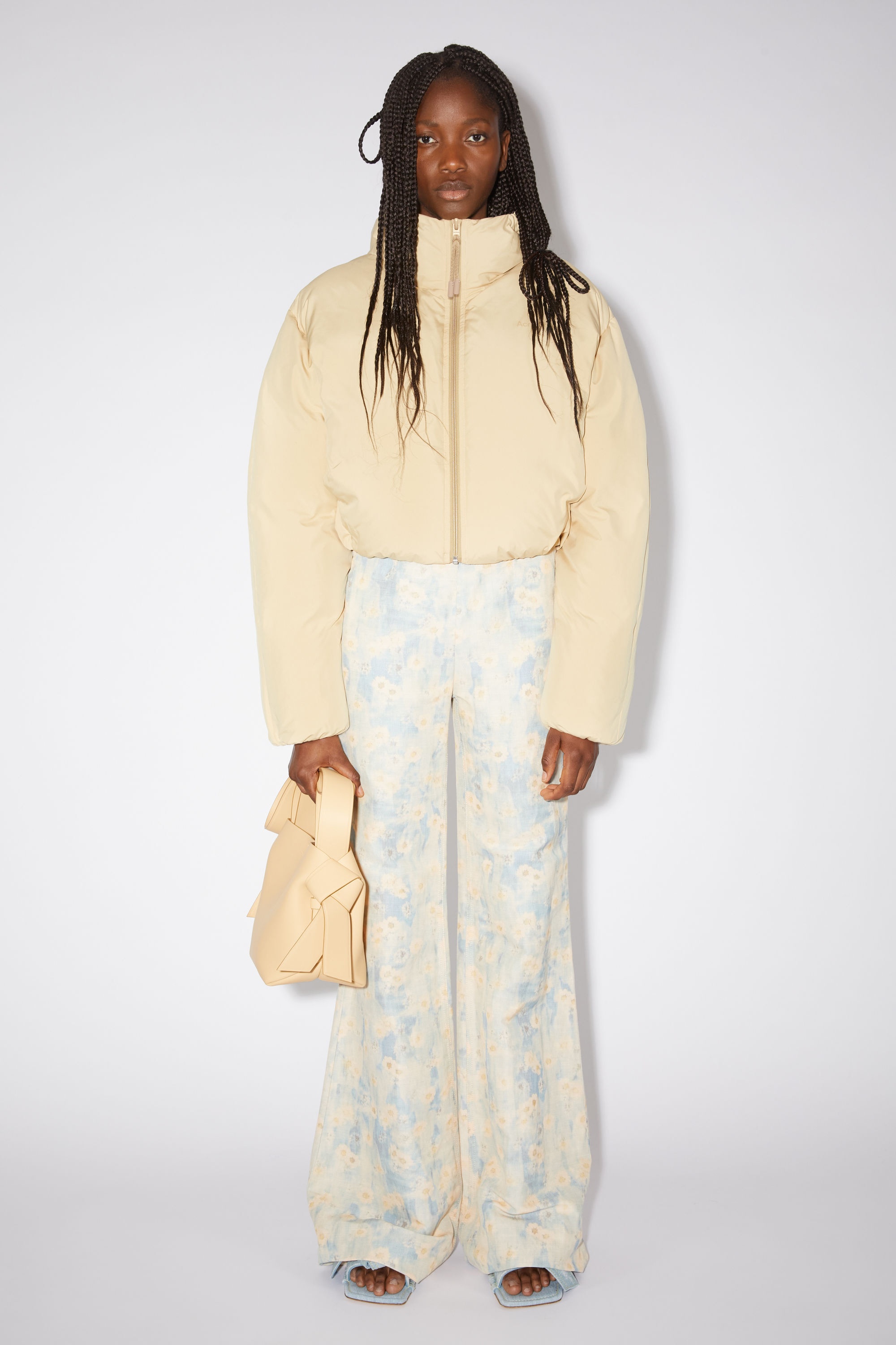 Hooded bomber jacket - Sand beige - 2