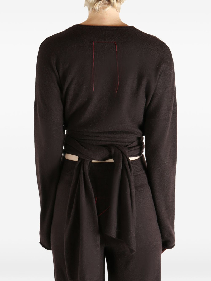 x 1436 tie-detail sweater 5
