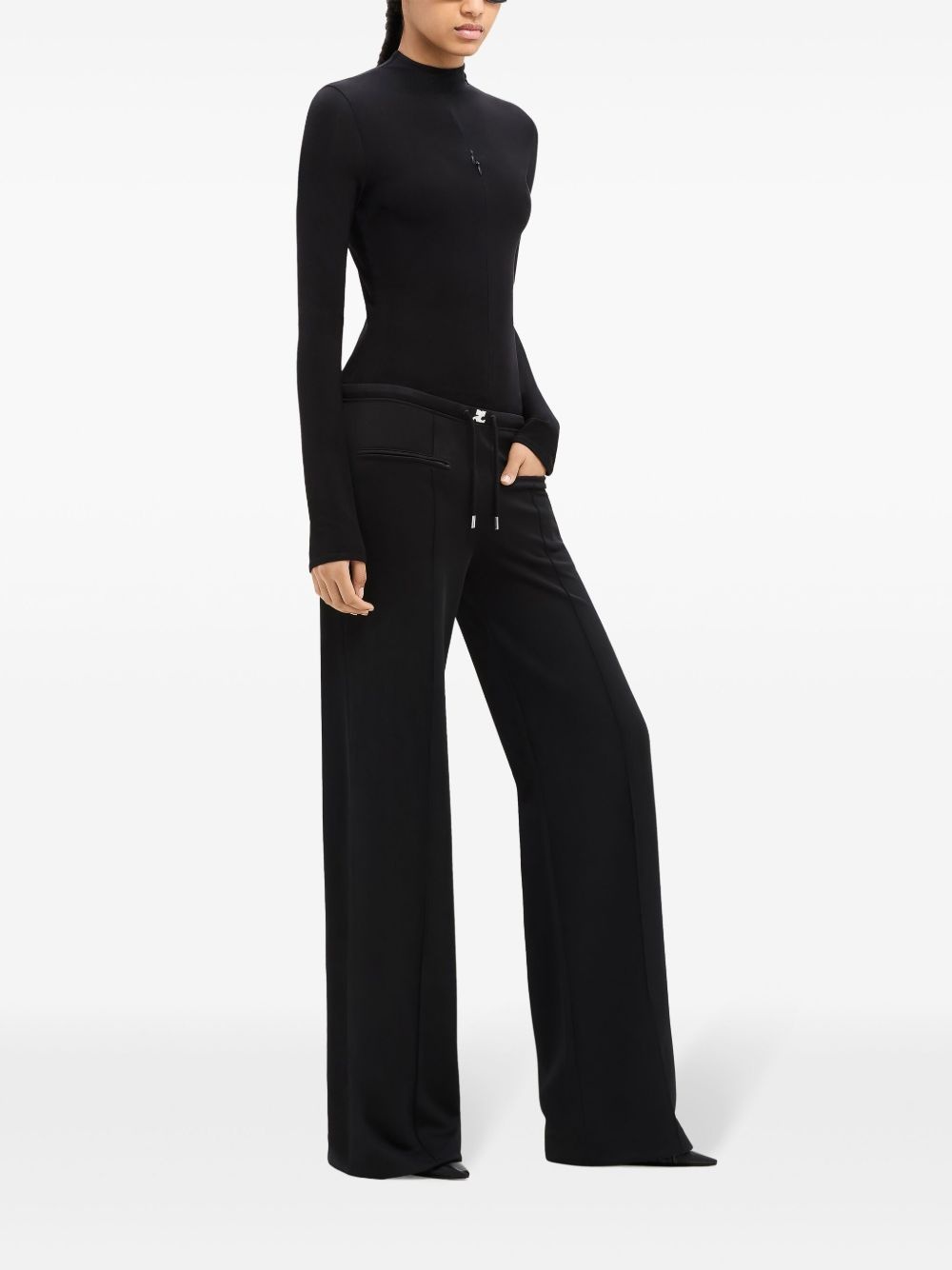 tracksuit interlock low-rise baggy pants - 3