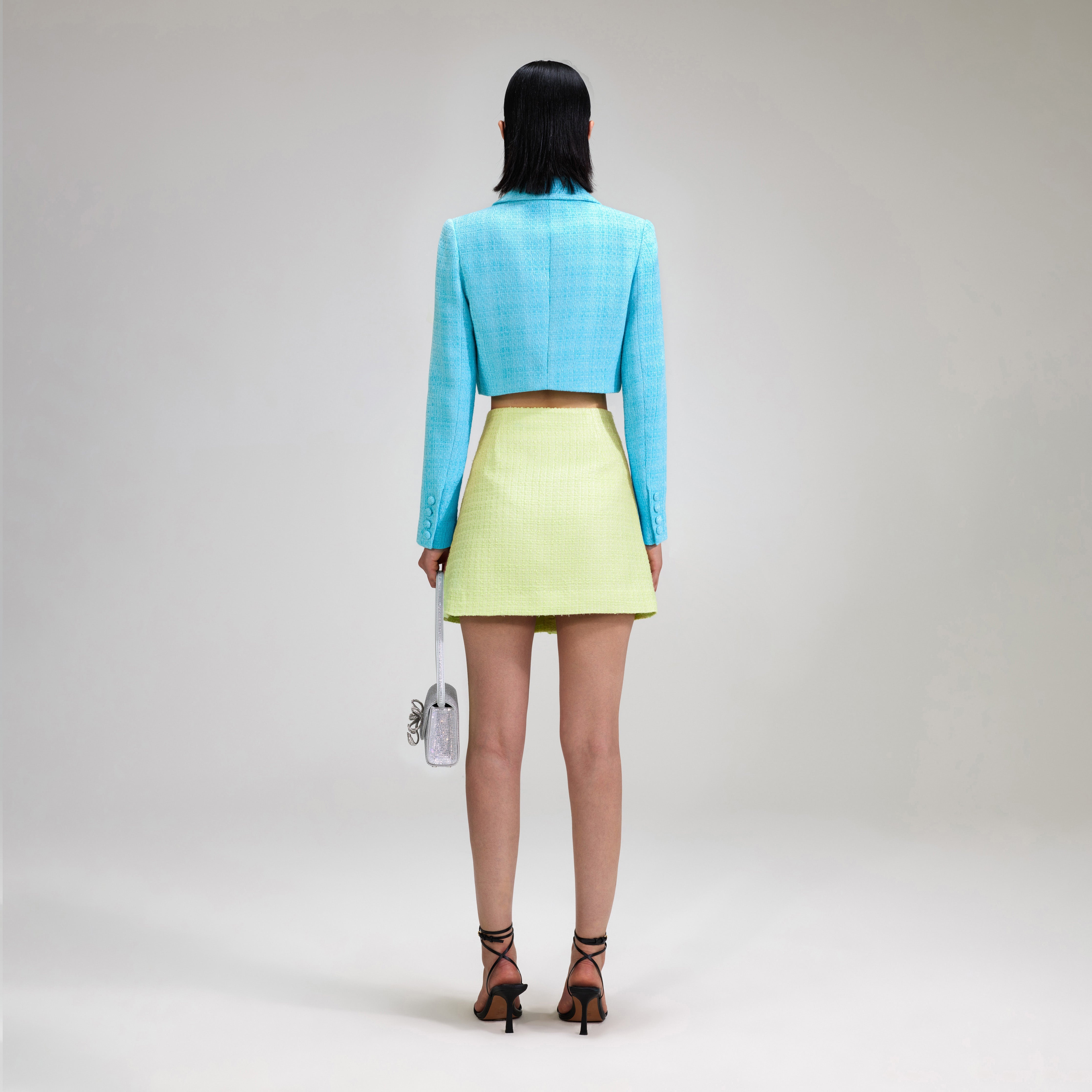 Blue Boucle Jacket - 3