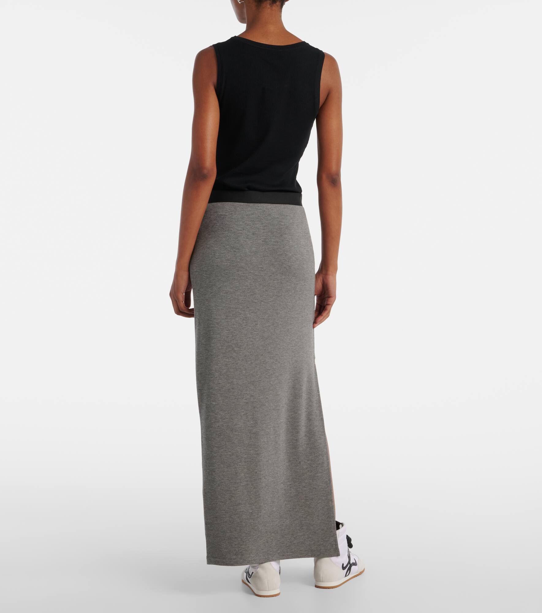 Anagram jersey maxi skirt - 3