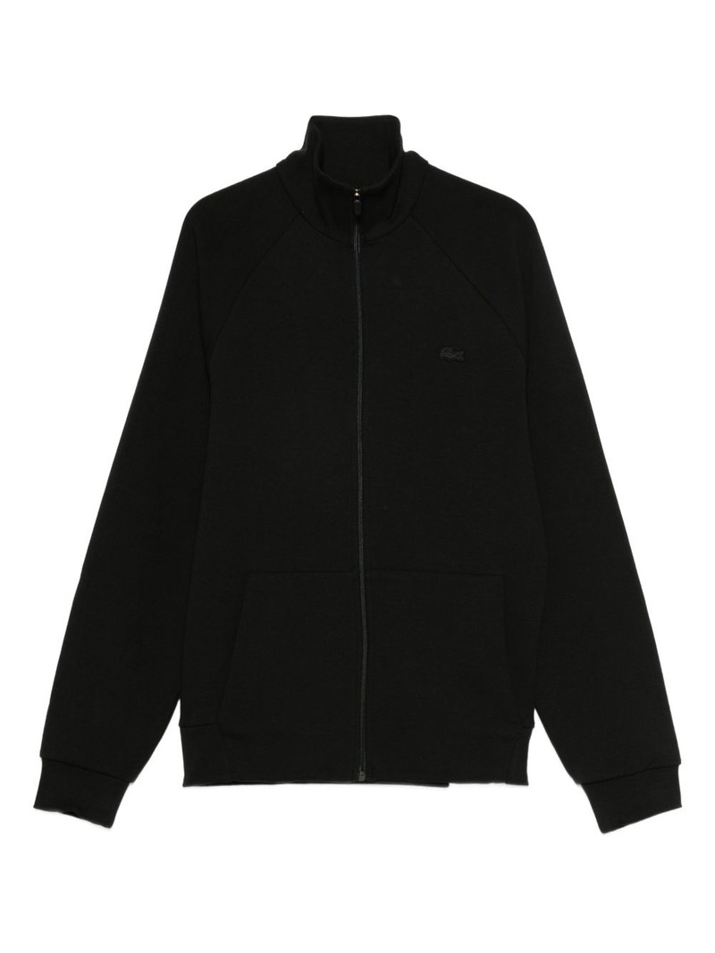 logo-detail zip-up sweatshirt 1