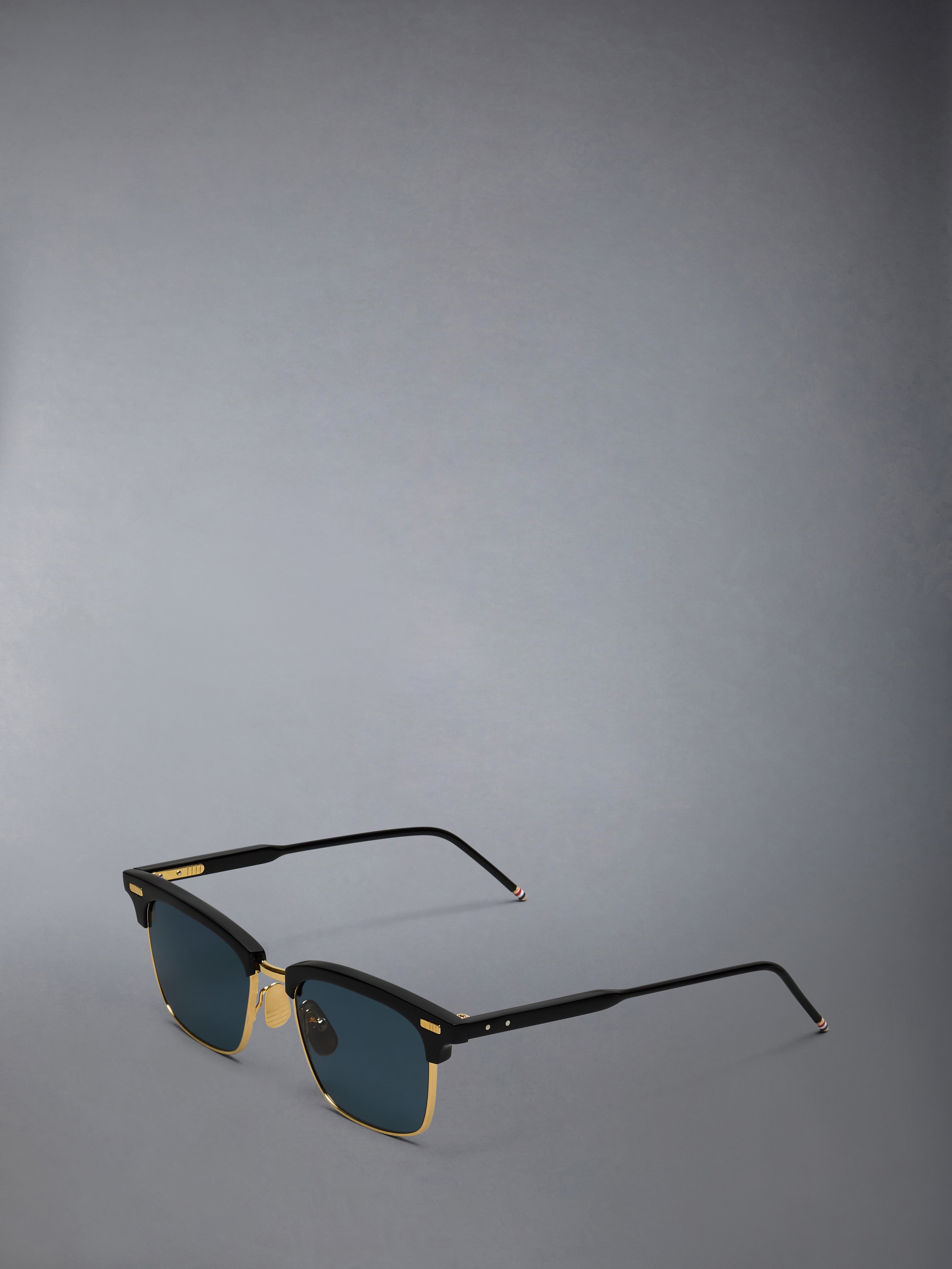 ACETATE AND TITANIUM RECTANGULAR SUNGLASSES - 2