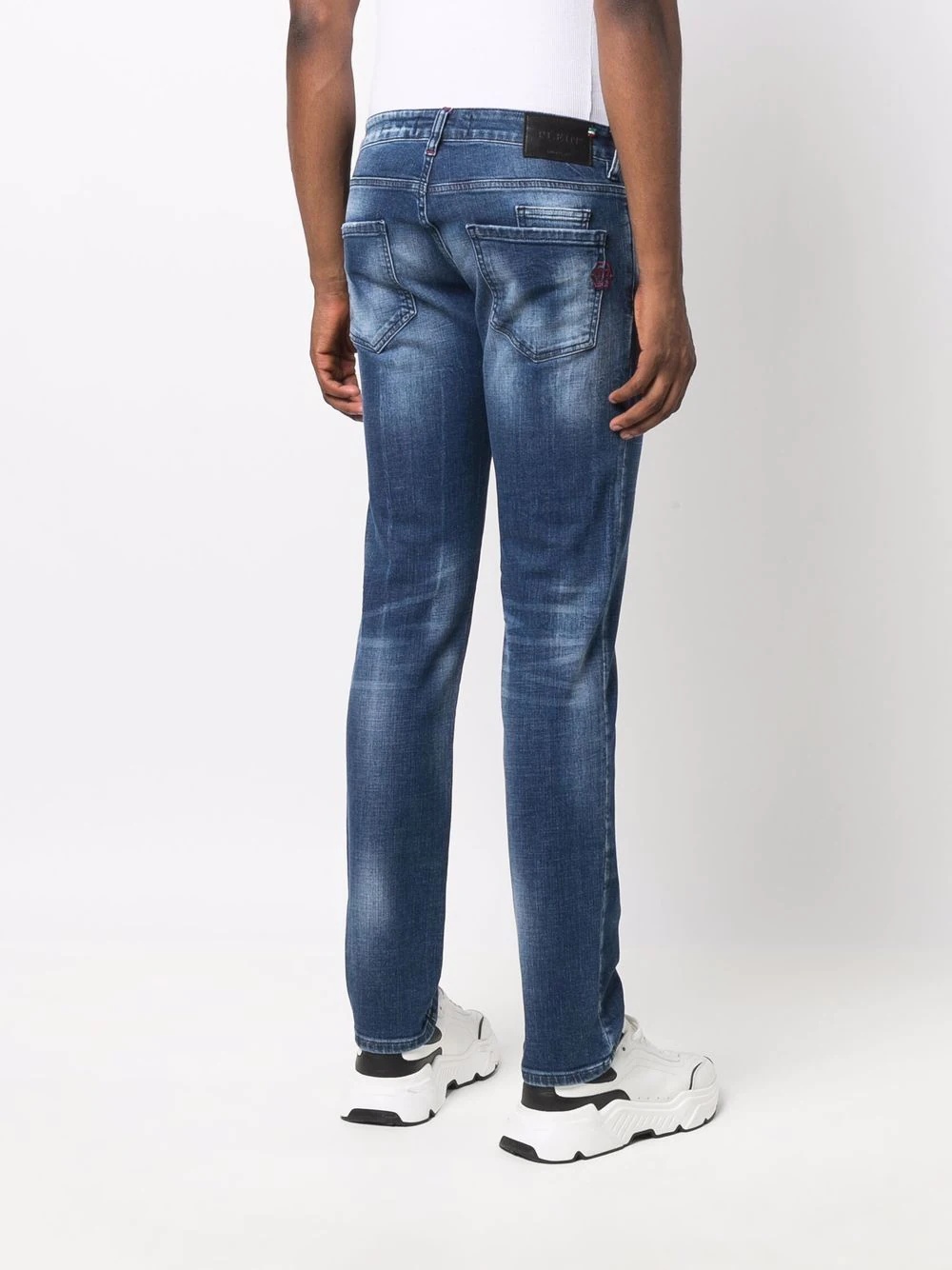 Straight-Cut stonewashed jeans - 4