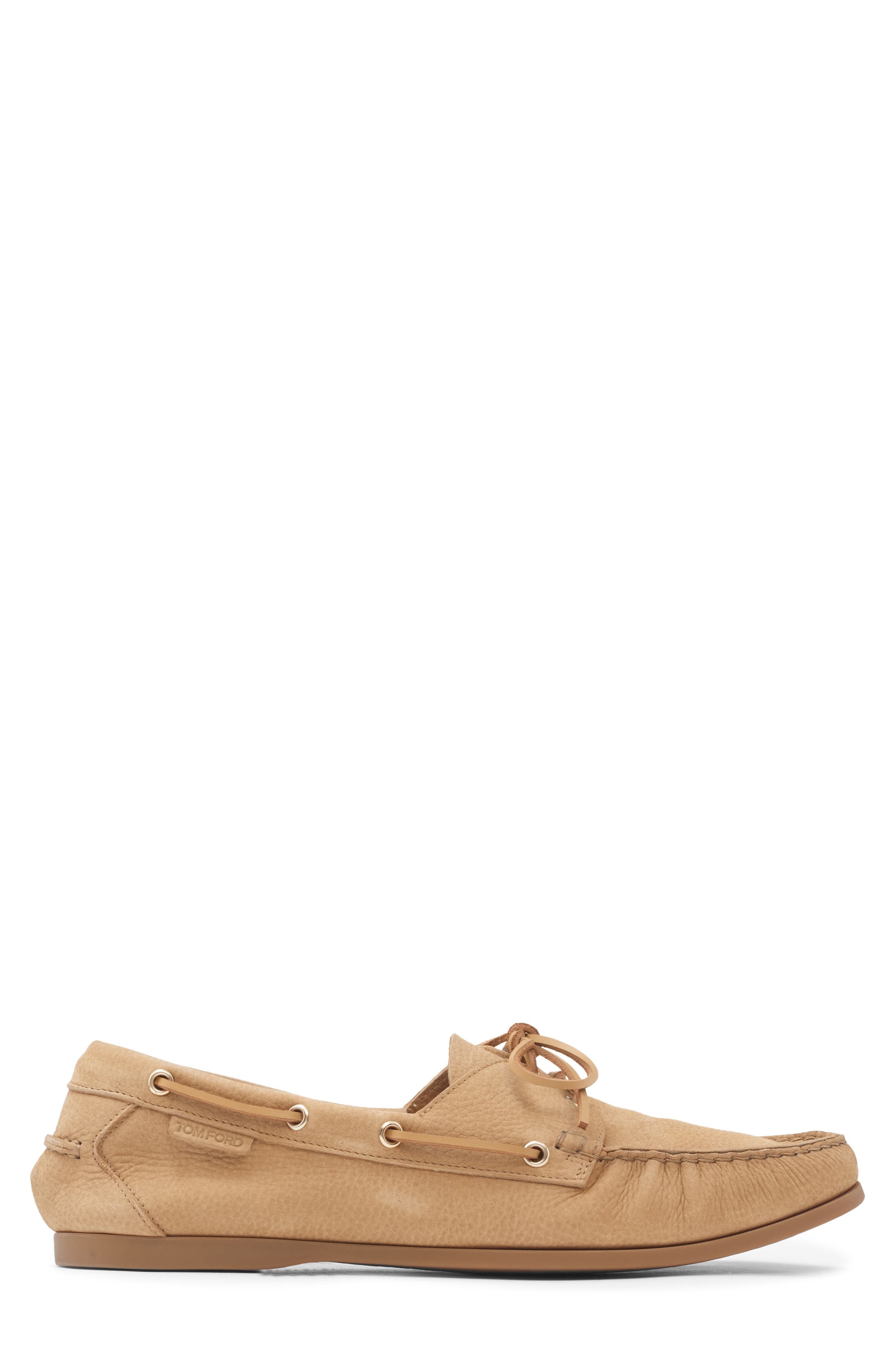 TOM FORD Robin Boat Shoe in 3Ba09 Peanut/Amber at Nordstrom - 3