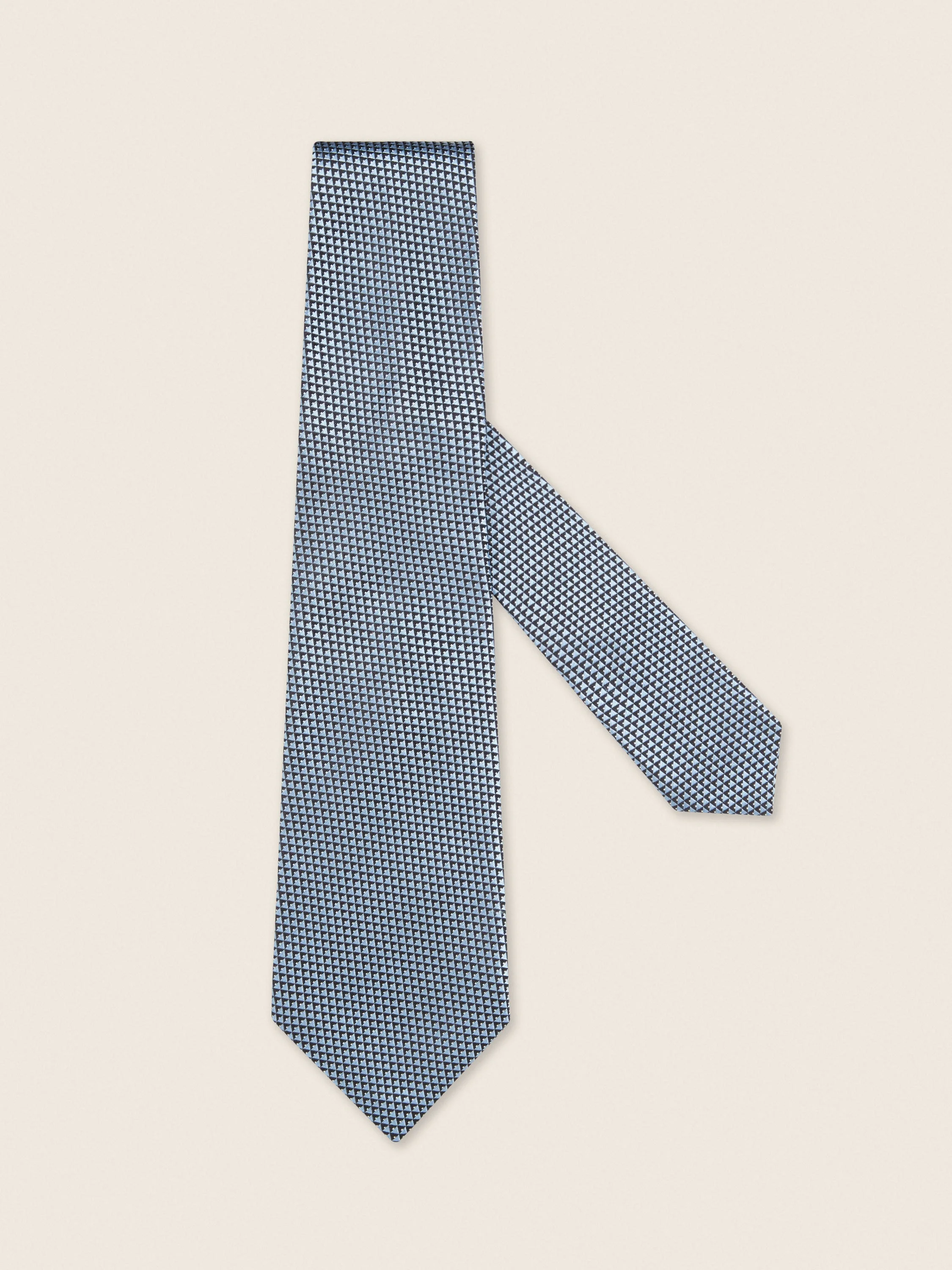 LIGHT BLUE SILK TIE - 1