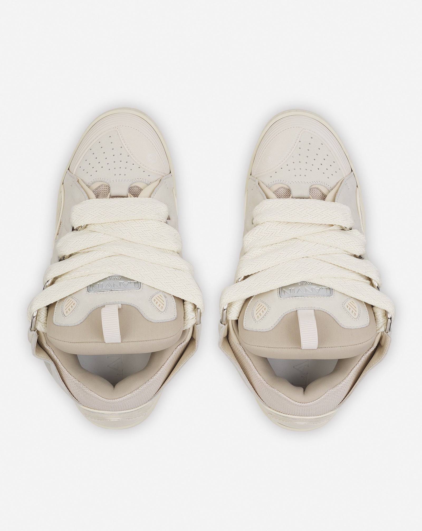 LEATHER CURB SNEAKERS - 3
