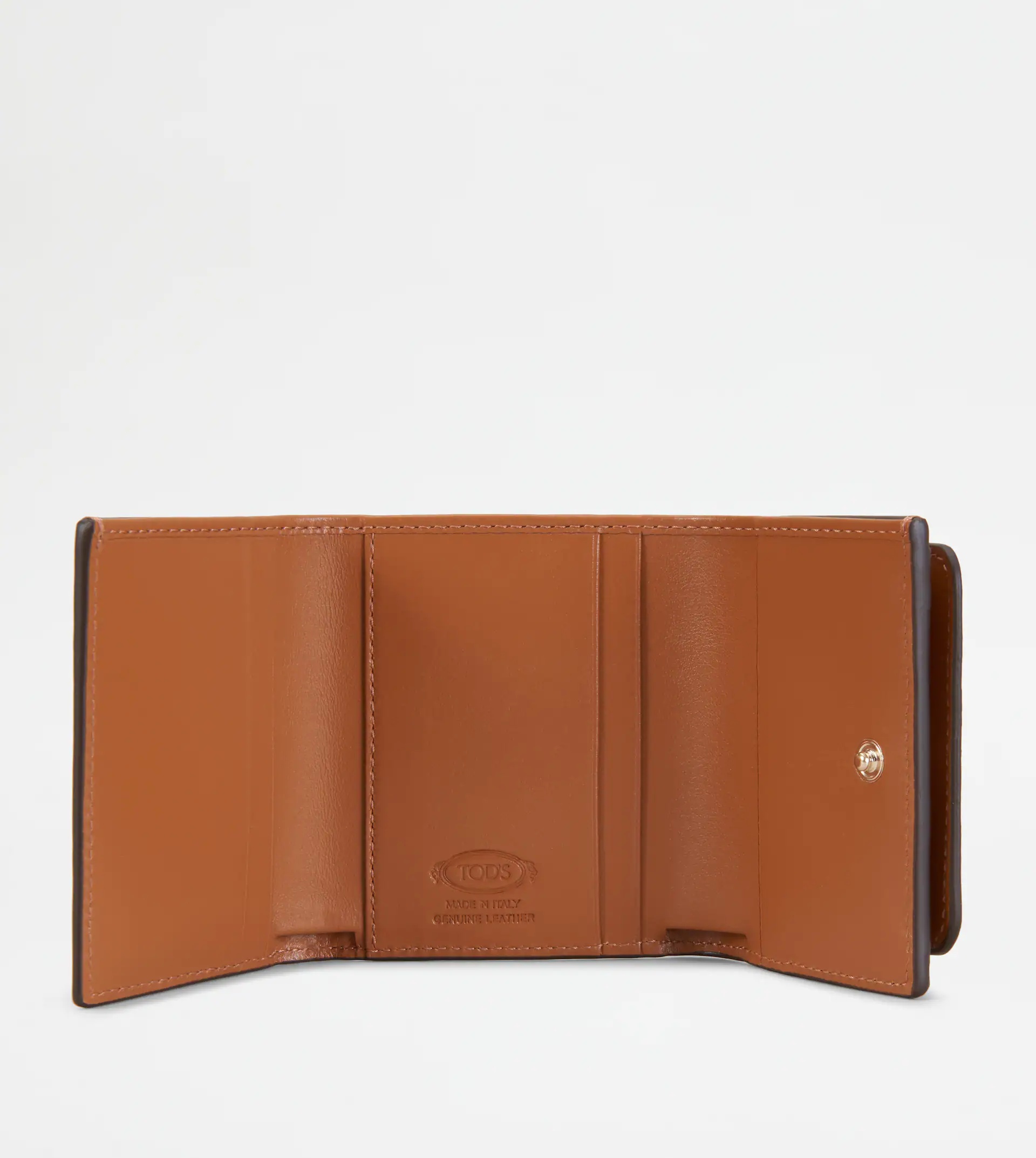 LEATHER WALLET MICRO - BROWN - 2