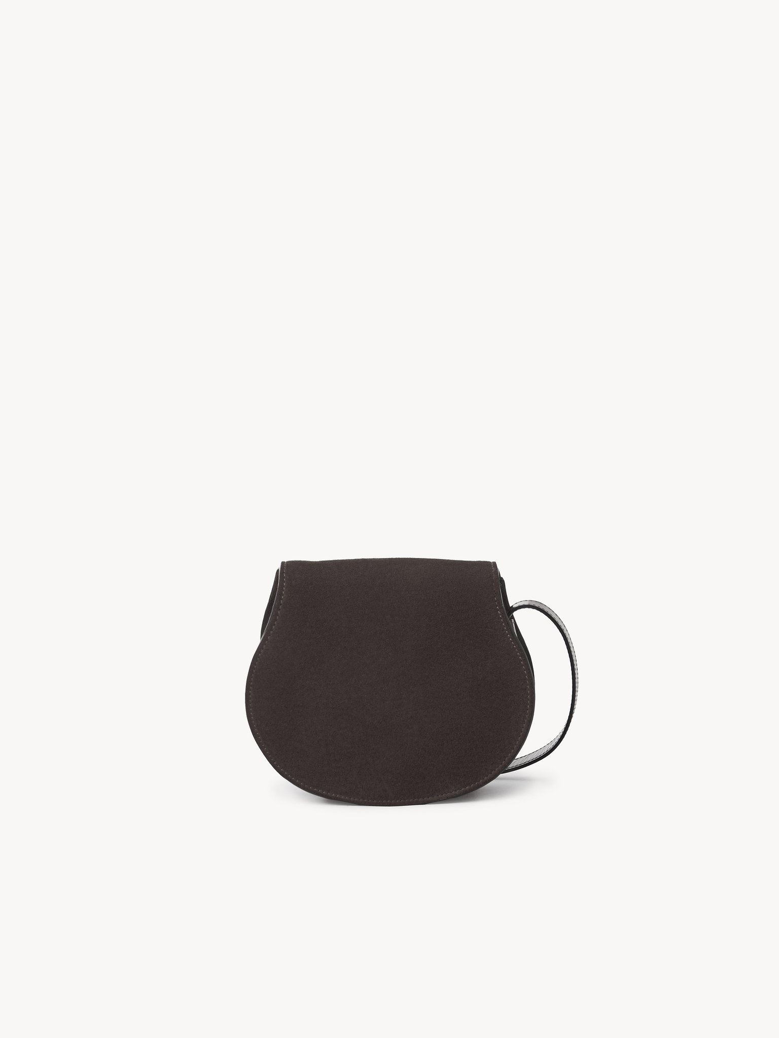 SMALL MARCIE SADDLE BAG IN SUEDE LEATHER - 3