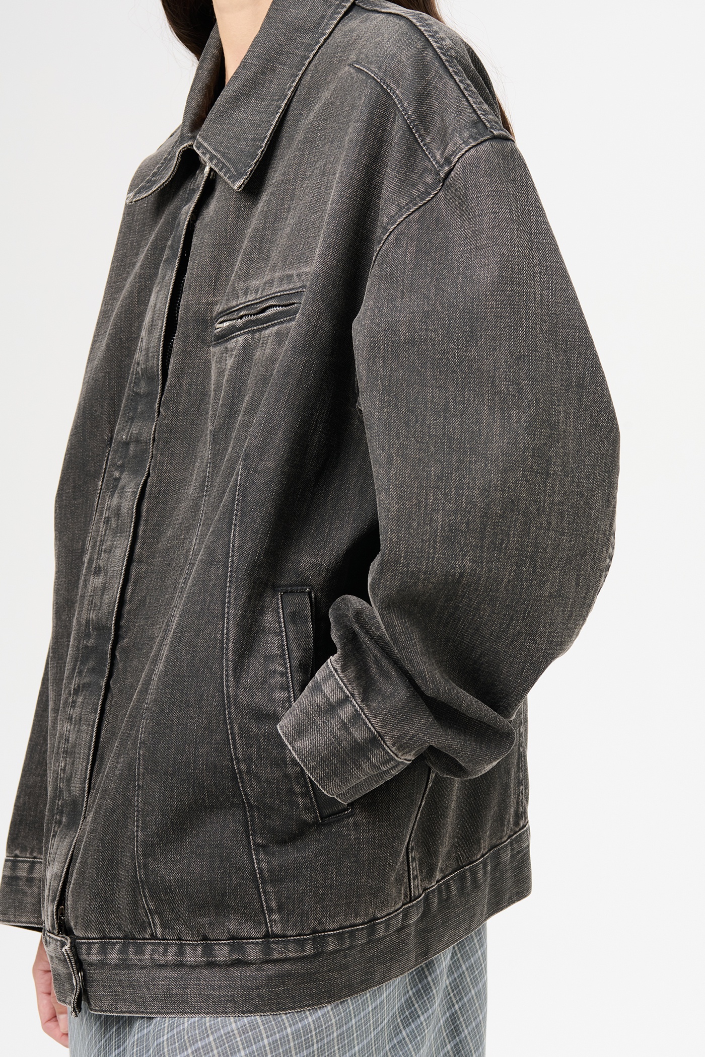Draft Jacket Black Coated Wash - 6