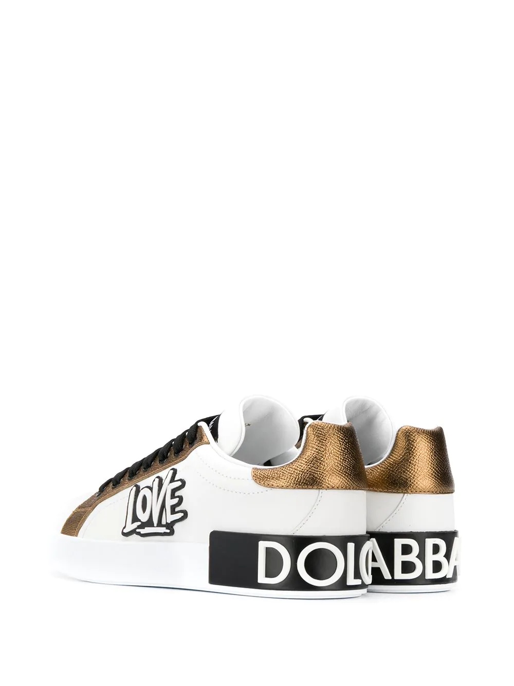 Portofino Love lettering sneakers - 3