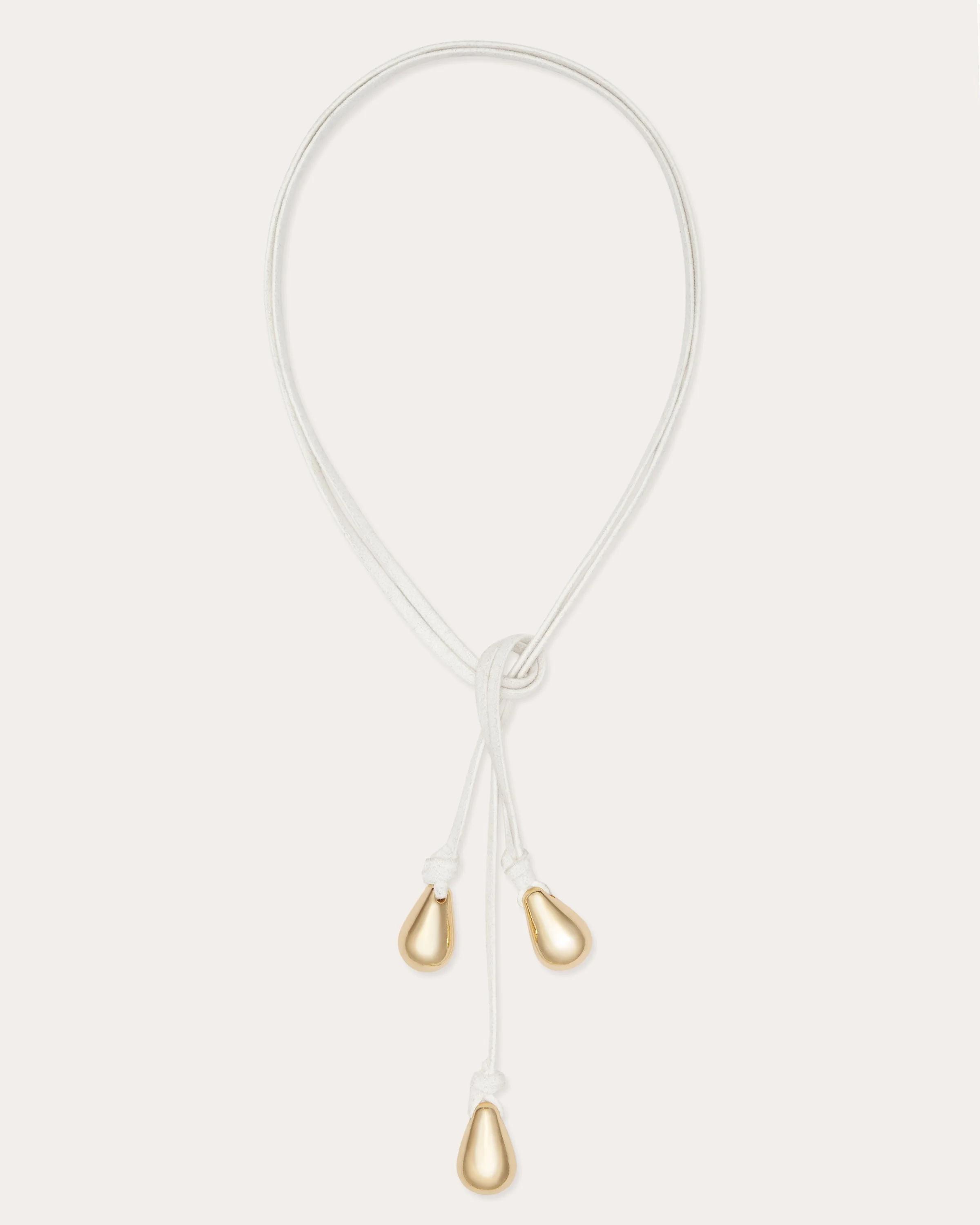 Yara Suede Tie Necklace - 1