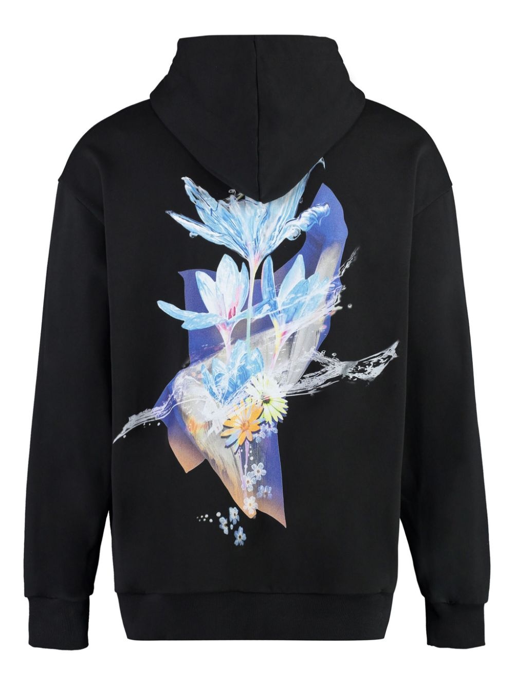 intarsia-logo hoodie - 2
