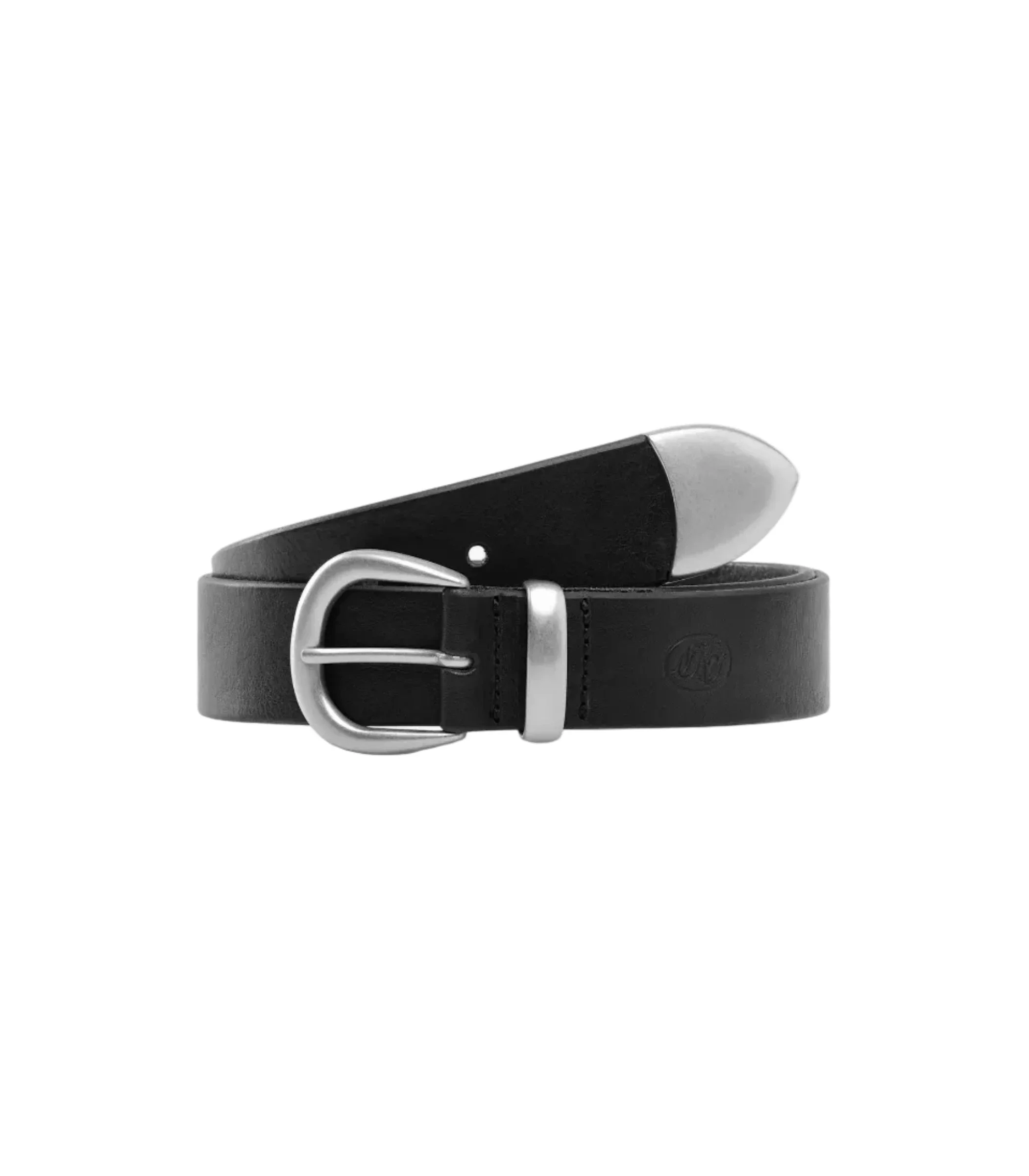 Western Bridle Leather Belt Black - 1