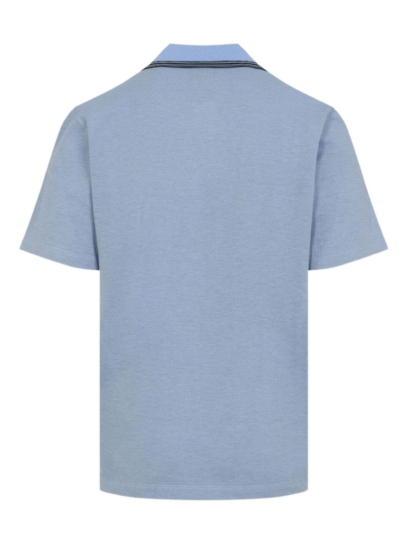 Brioni logo-embroidered polo shirt outlook