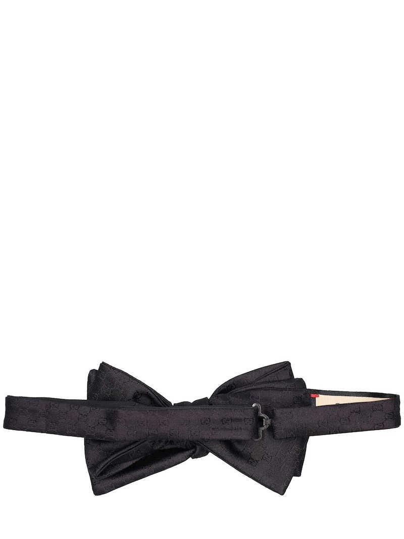 GG silk bow tie - 2