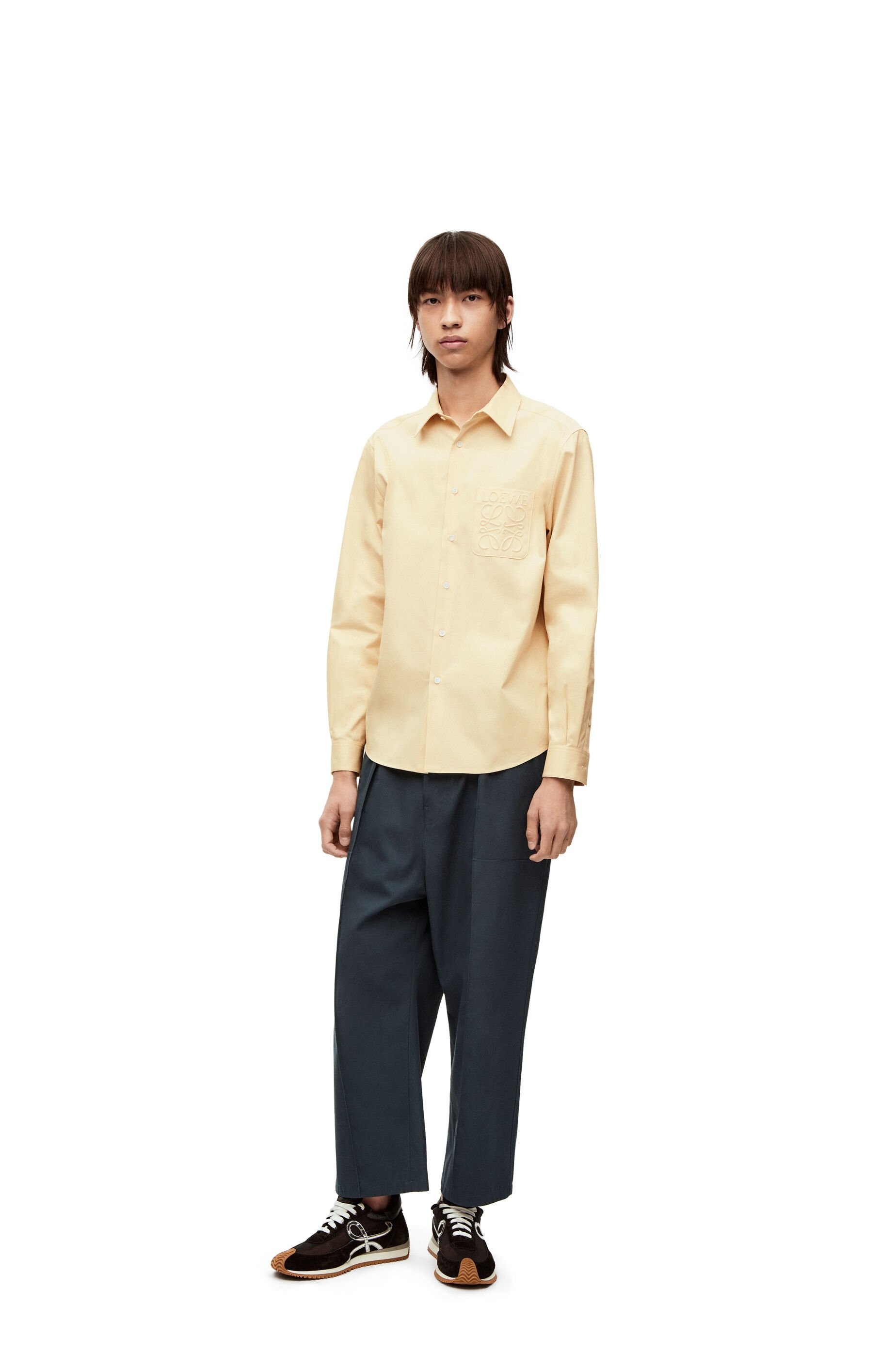 Anagram debossed shirt in cotton - 2