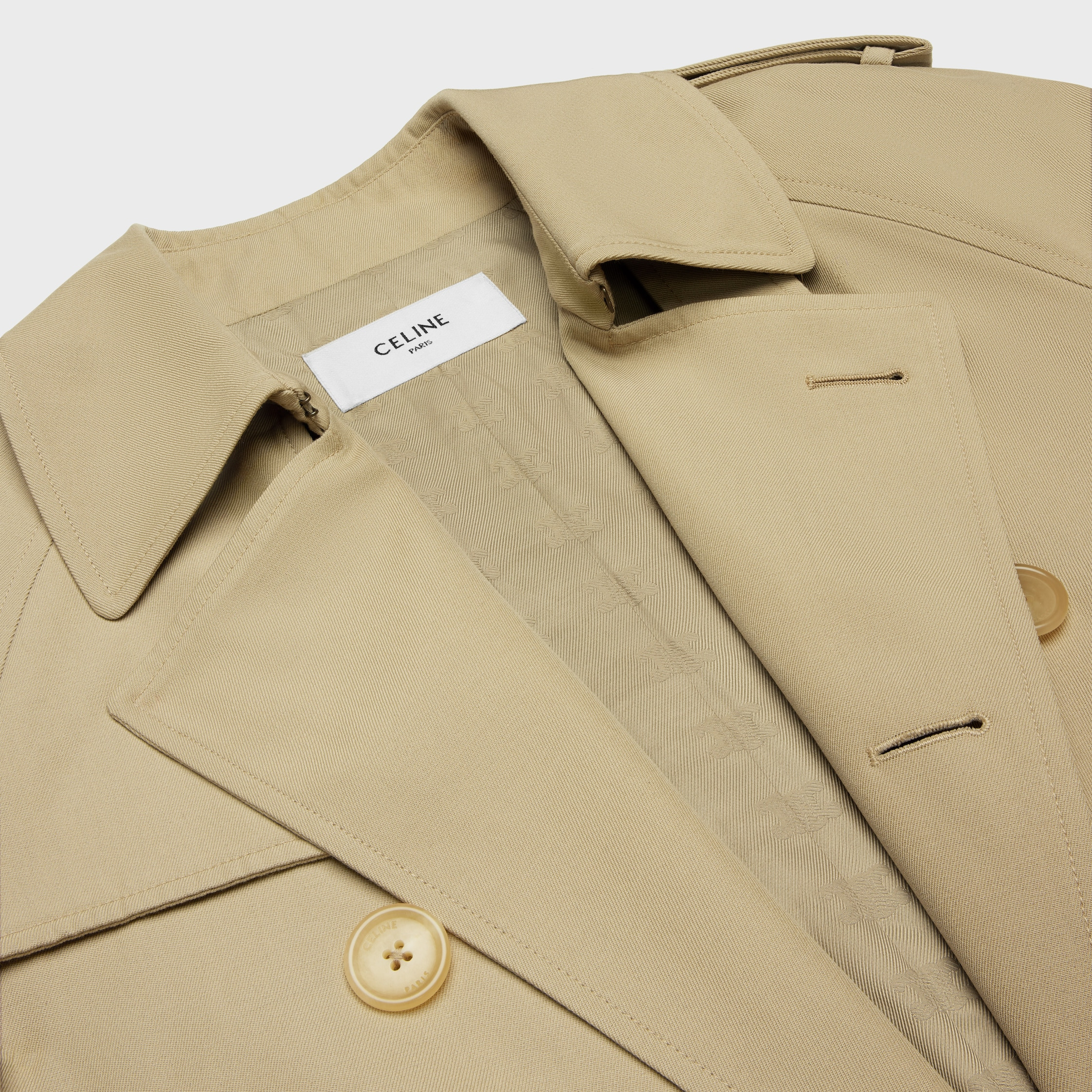 Wiltern trench coat in cotton gabardine - 3