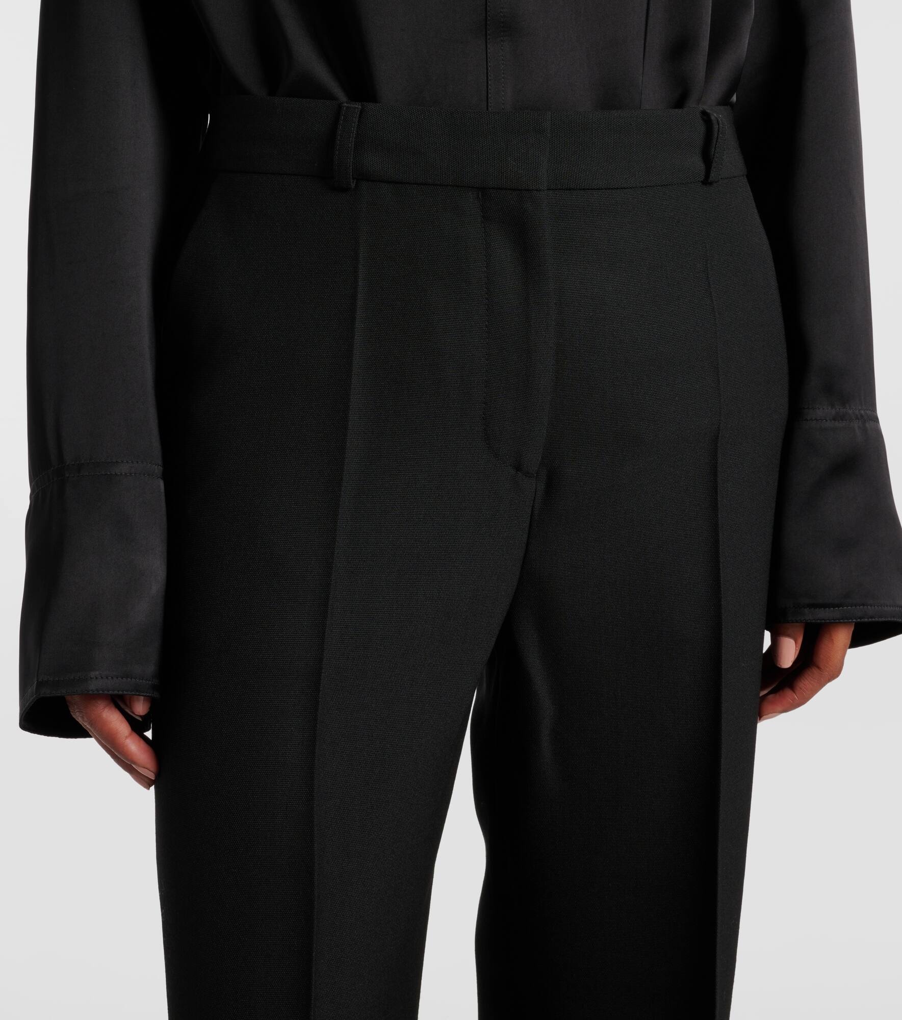 Low-rise straight pants - 4