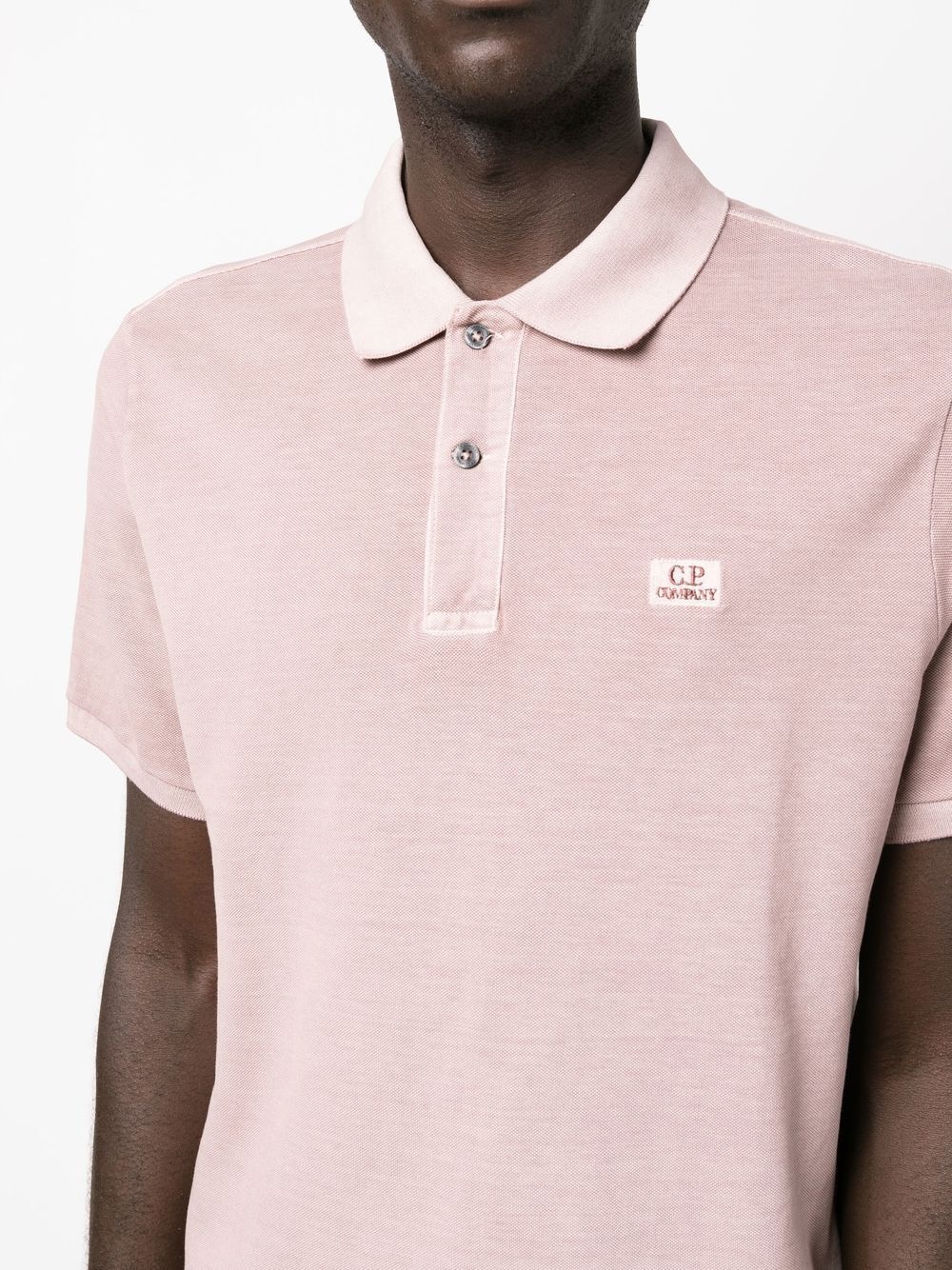 embroidered-logo polo shirt - 5