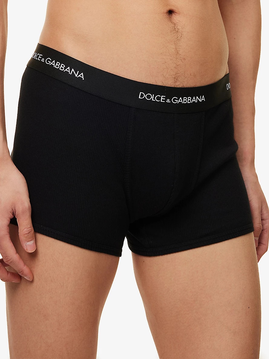Logo-waistband cotton-jersey boxers - 4