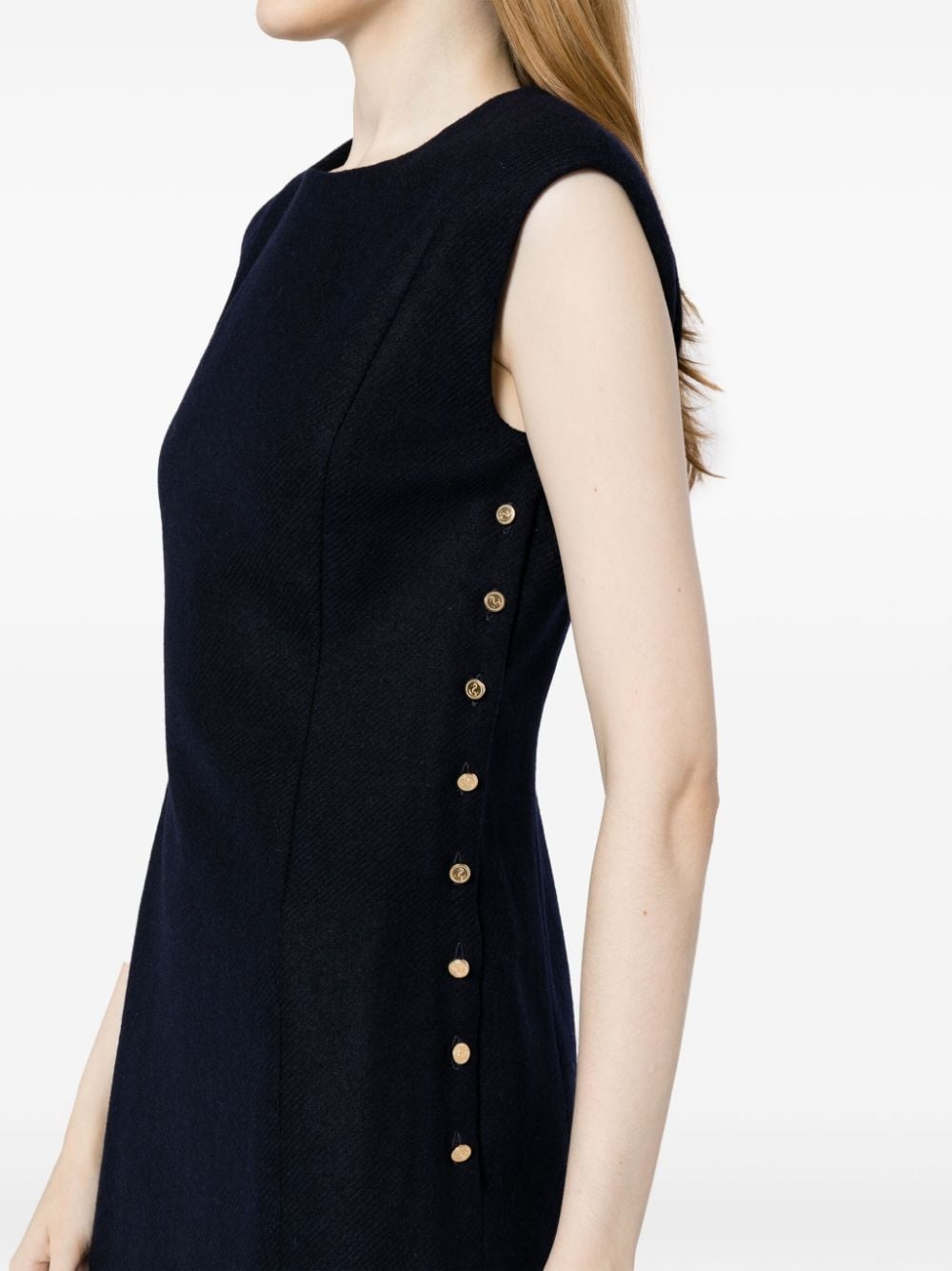 wool midi dress - 5