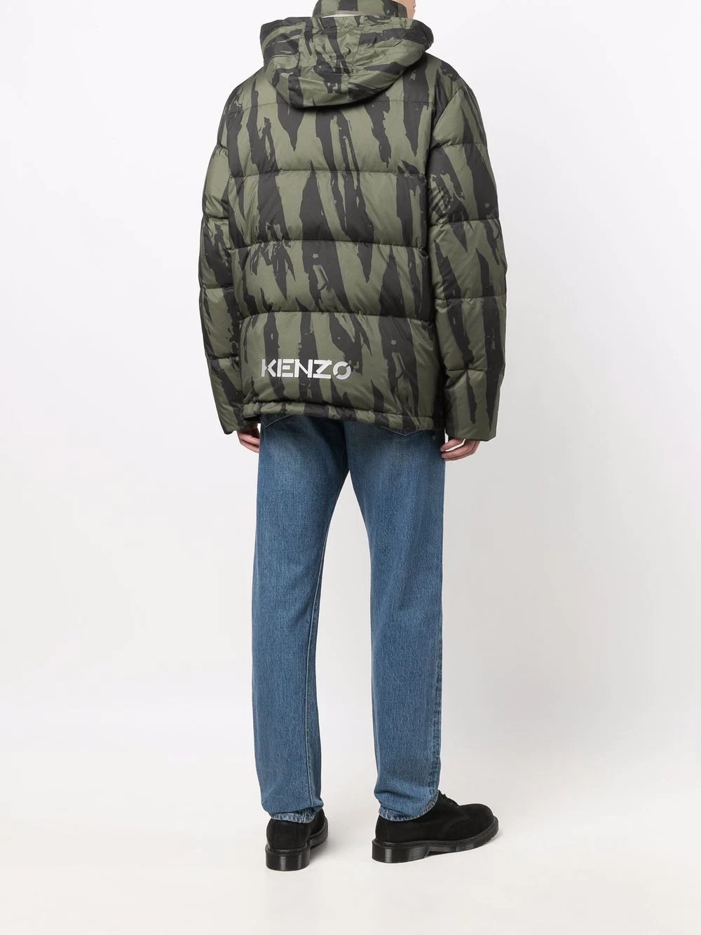 Pleat Camo-print puffer jacket - 6