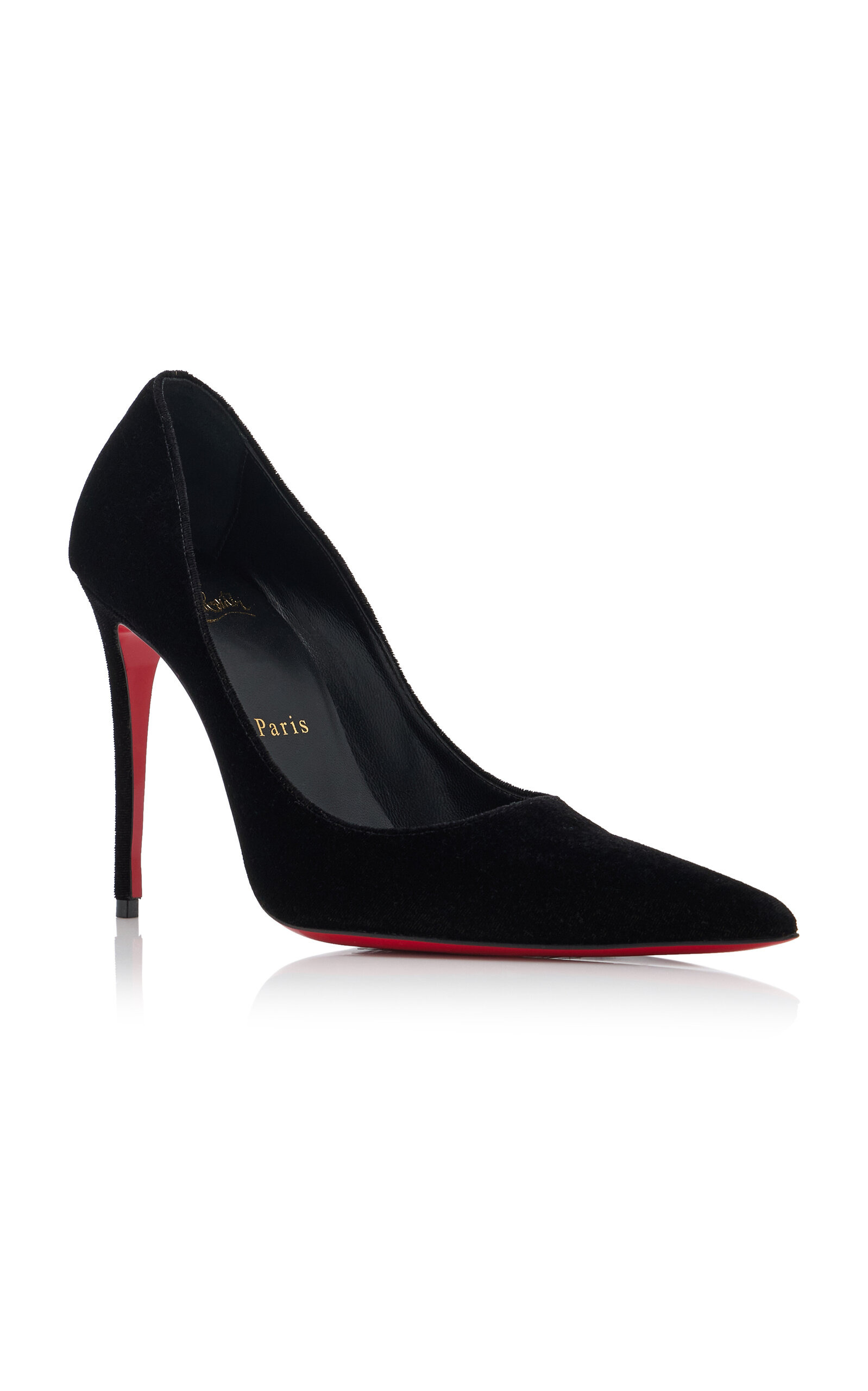 Kate Max 100mm Velour Pumps black - 5