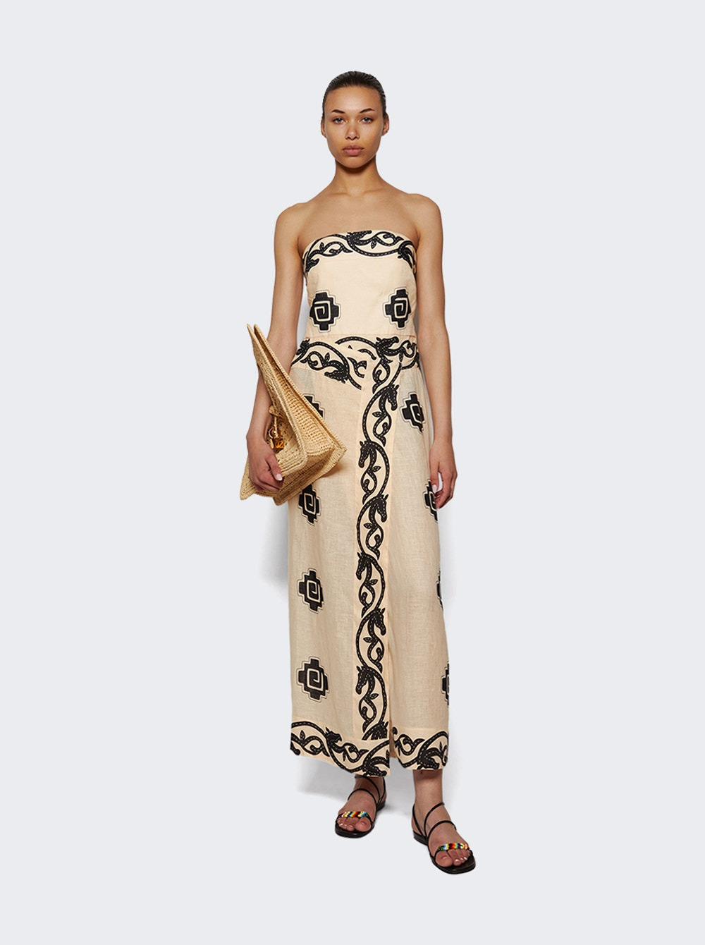 Ancient Dress Black And Ecru - 5