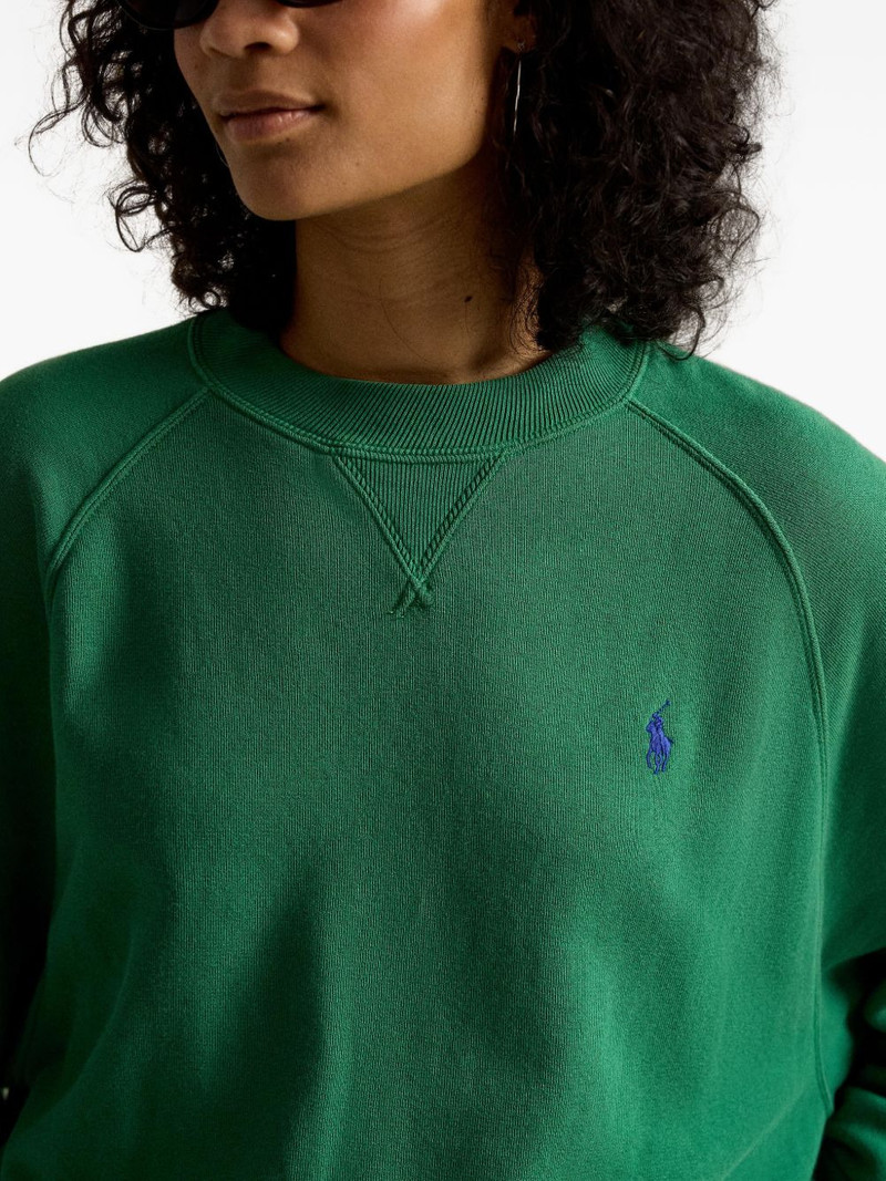 logo-embroidered sweatshirt 5