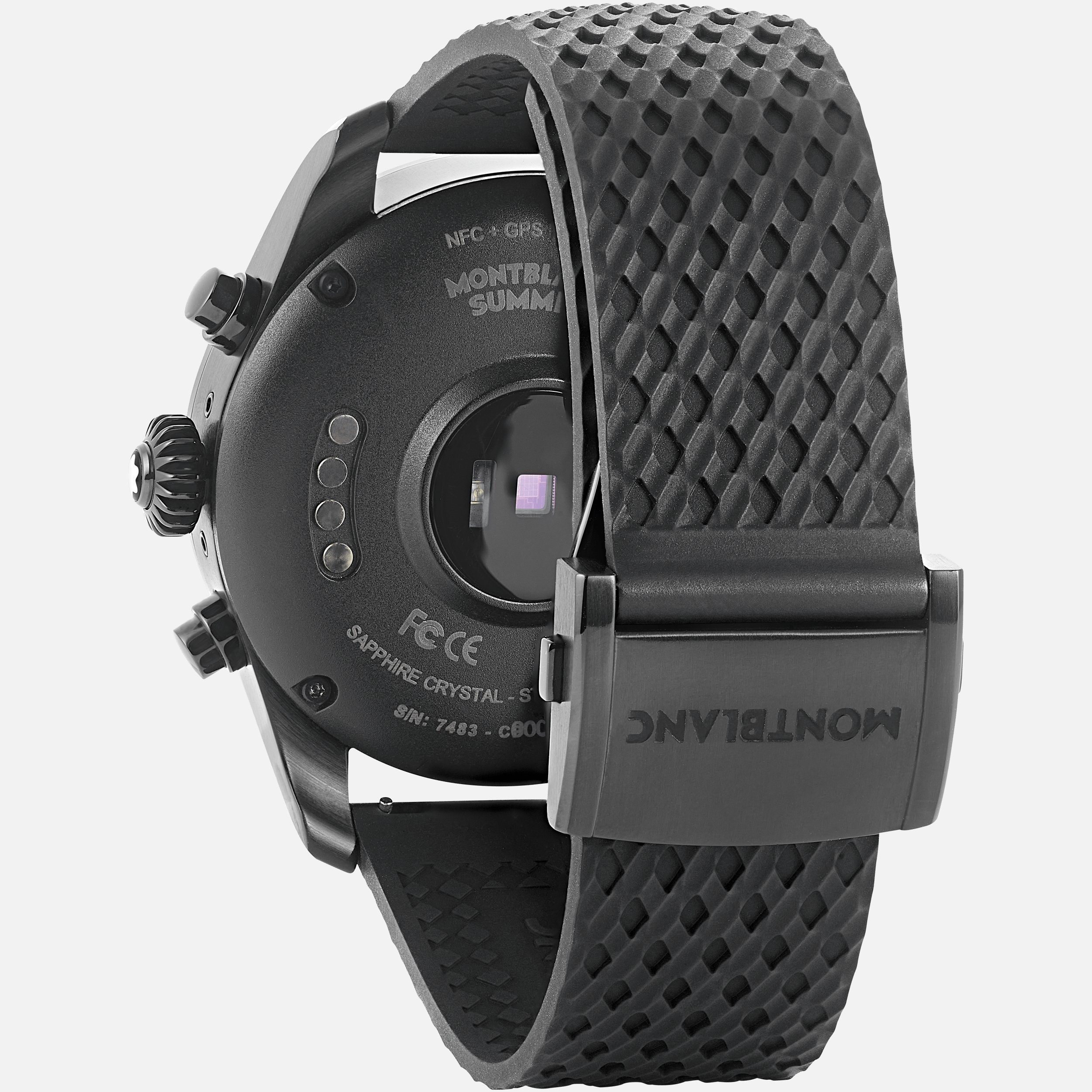 Montblanc Summit 2+ Smartwatch - Black with Rubber Strap - 2