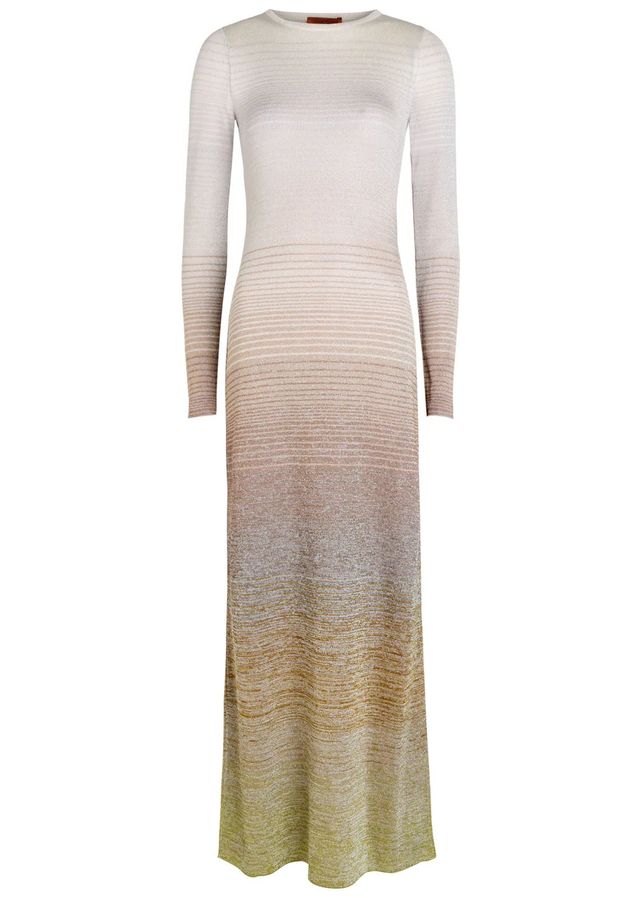 Missoni Degradé Fine-knit Maxi Dress - 1