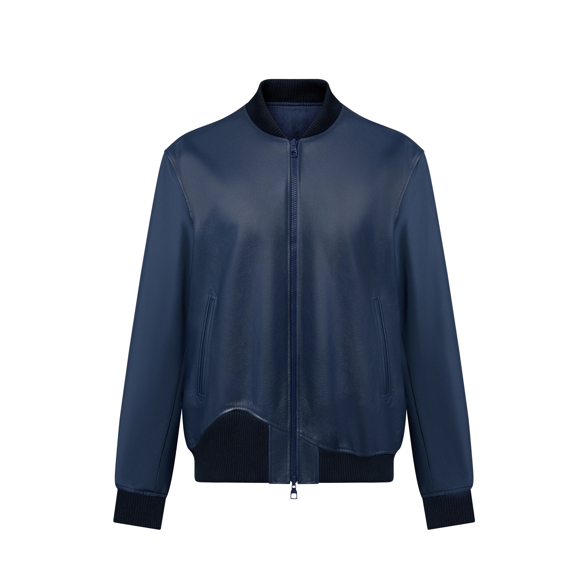 Reversible Leather Nylon Blouson - 1