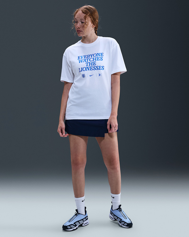 Everyone Watches Women's Sports™ "England" Nike by TOGETHXR Soccer T-Shirt 6
