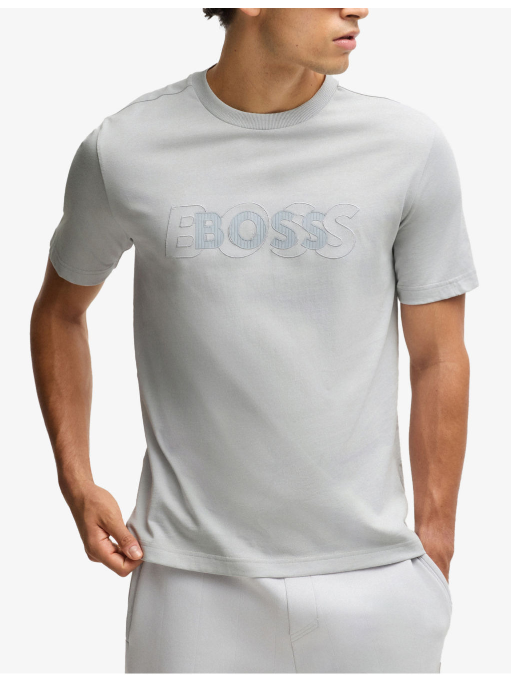 Rubberised-branding regular-fit cotton-jersey T-shirt - 3