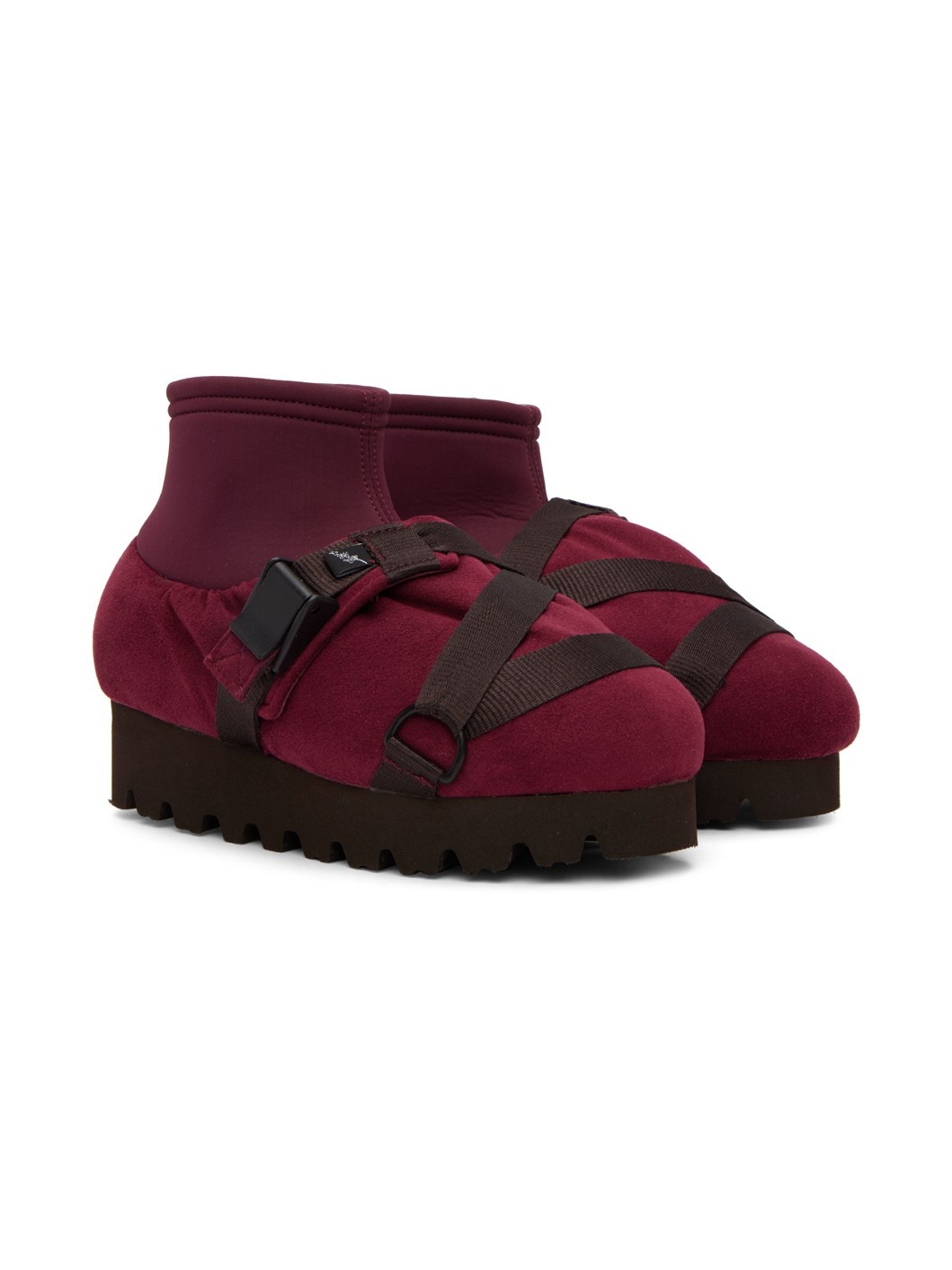 SSENSE Exclusive Red Camp Boots - 4