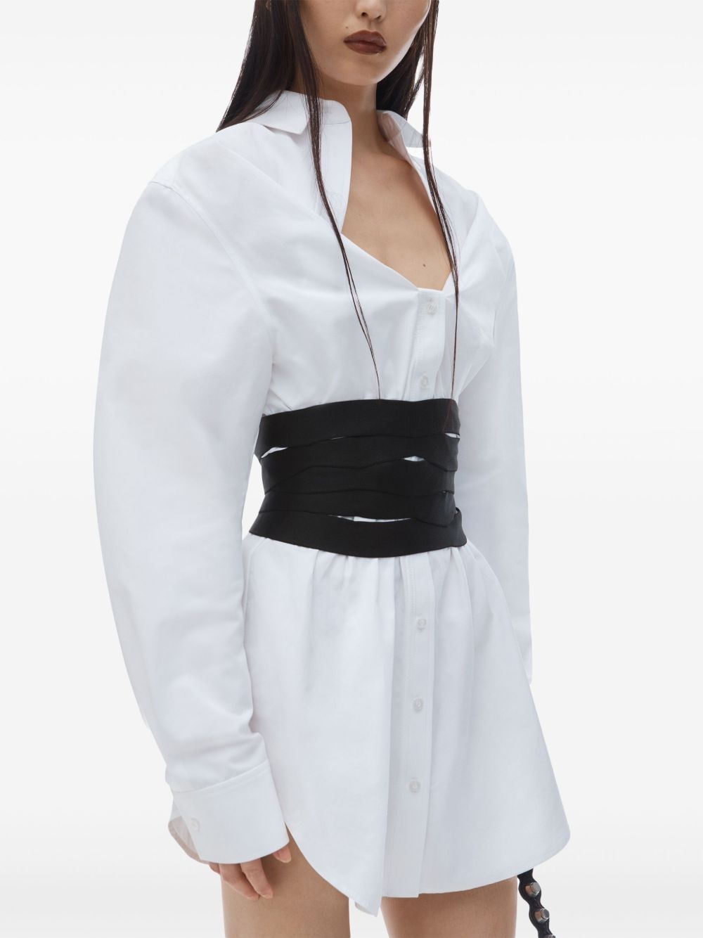 Deconstructed mini dress - 5