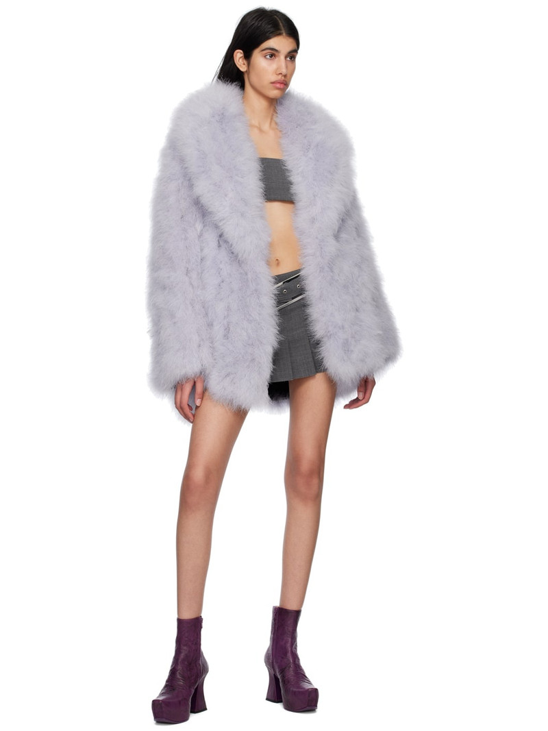 16ARLINGTON Gray Nimue Miniskirt outlook