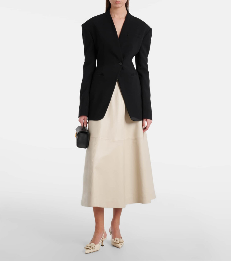 SAVETTE Symmetry Slim leather top-handle bag outlook