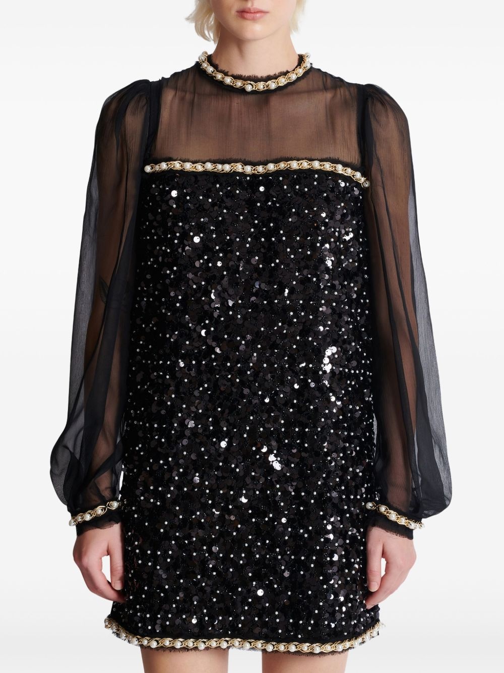sequin detailing dress - 6