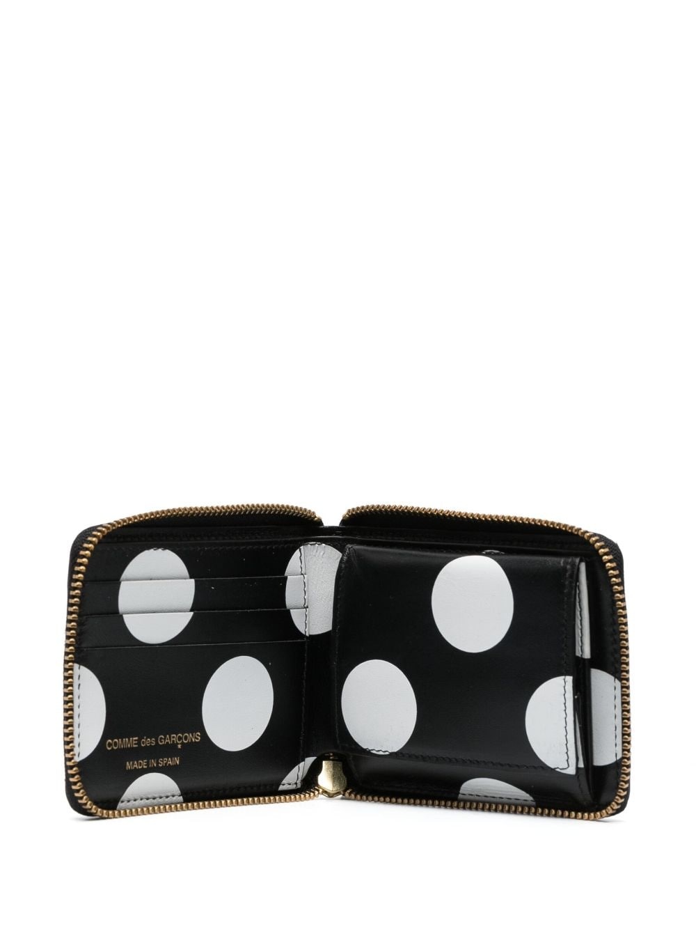 patent leather zipped wallet - 3