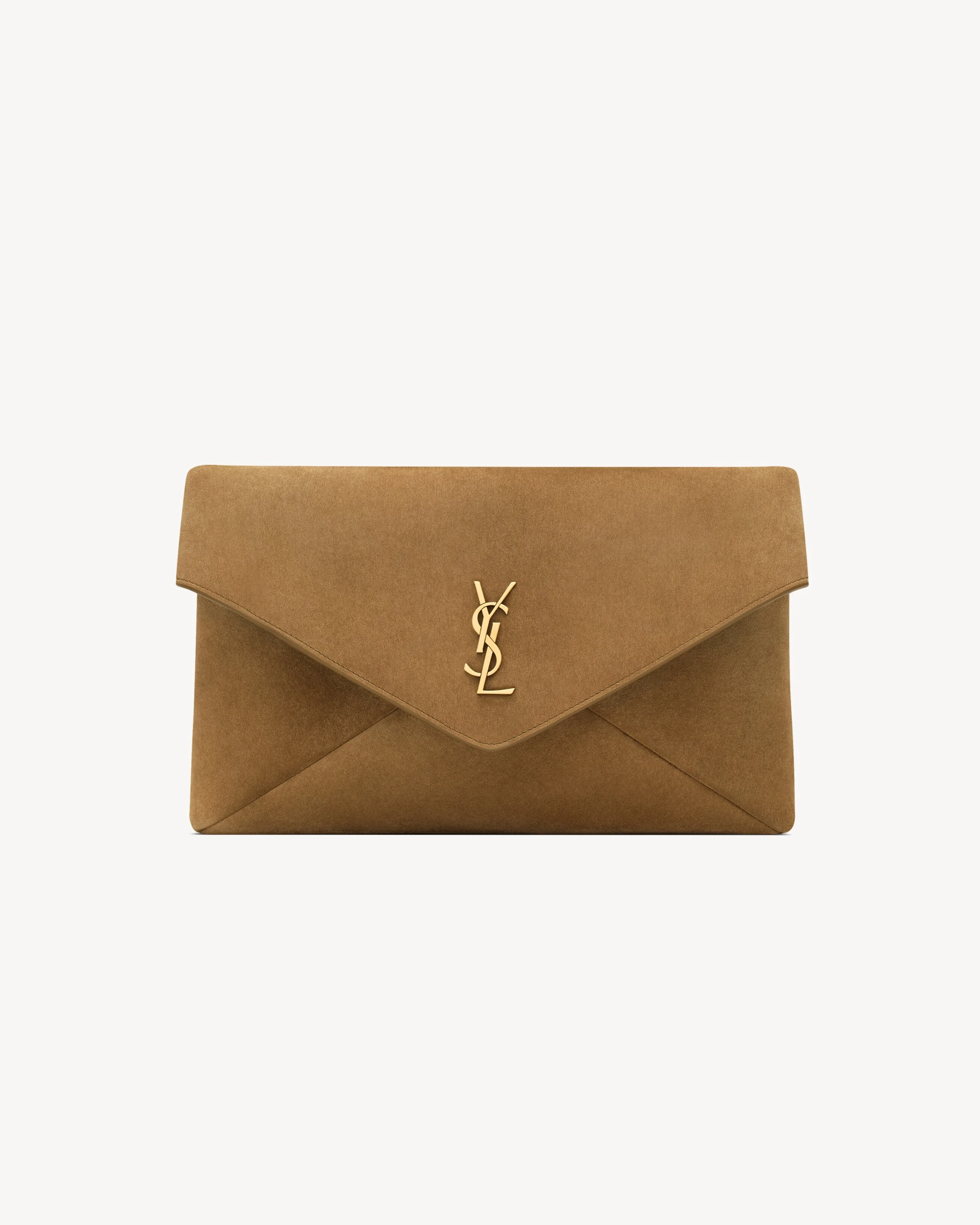CASSANDRE LARGE ENVELOPE POUCH IN SUEDE - 1